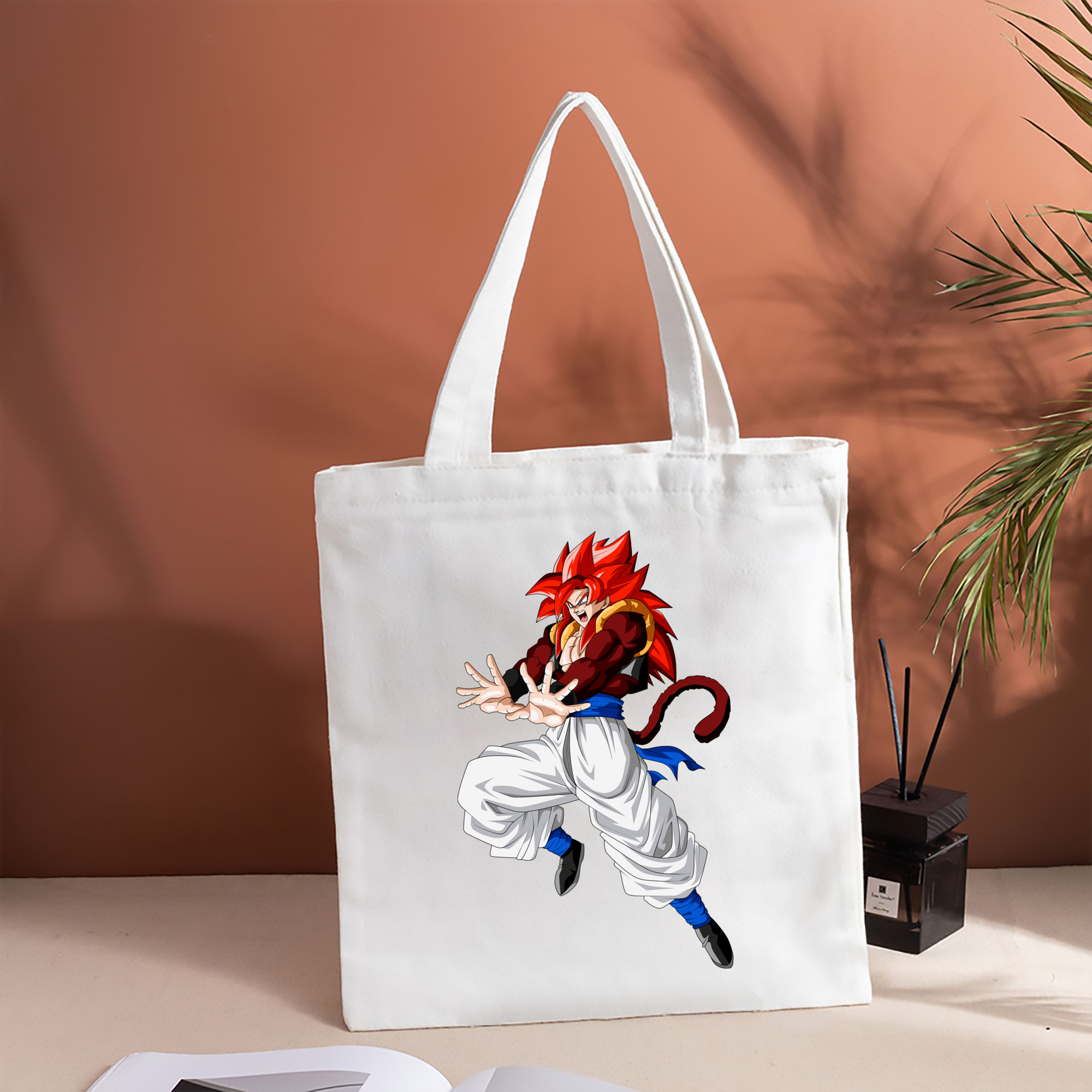 ドラゴンボール 孫悟空（そん ごくう）Son Goku カカロット DRAGON BALL Kakarotto 縦型キャンバス生地手提げバッグ　トートバッグ