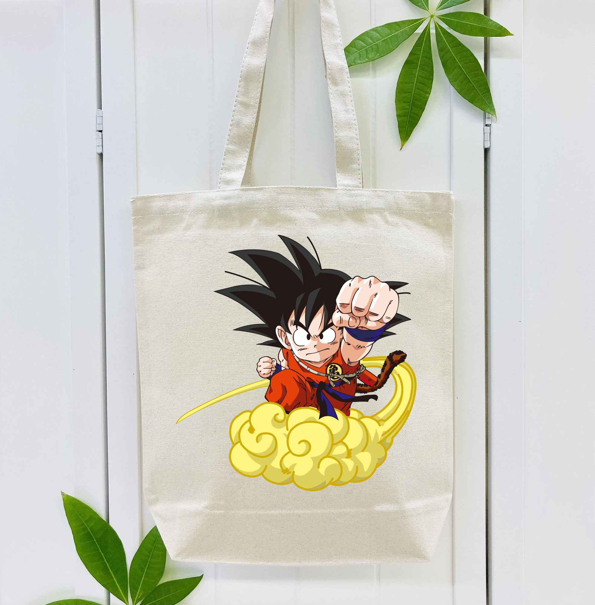 ドラゴンボール 孫悟空（そん ごくう）Son Goku カカロット DRAGON BALL Kakarotto 縦型キャンバス生地手提げバッグ　トートバッグ