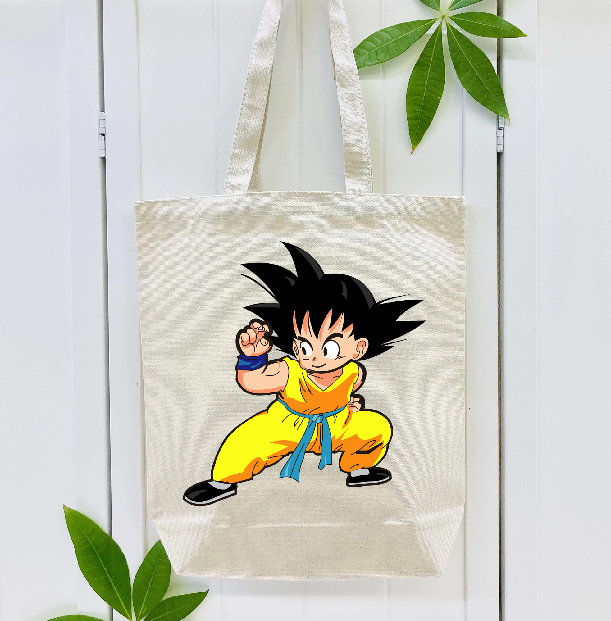 ドラゴンボール 孫悟空（そん ごくう）Son Goku カカロット DRAGON BALL Kakarotto 縦型キャンバス生地手提げバッグ　トートバッグ