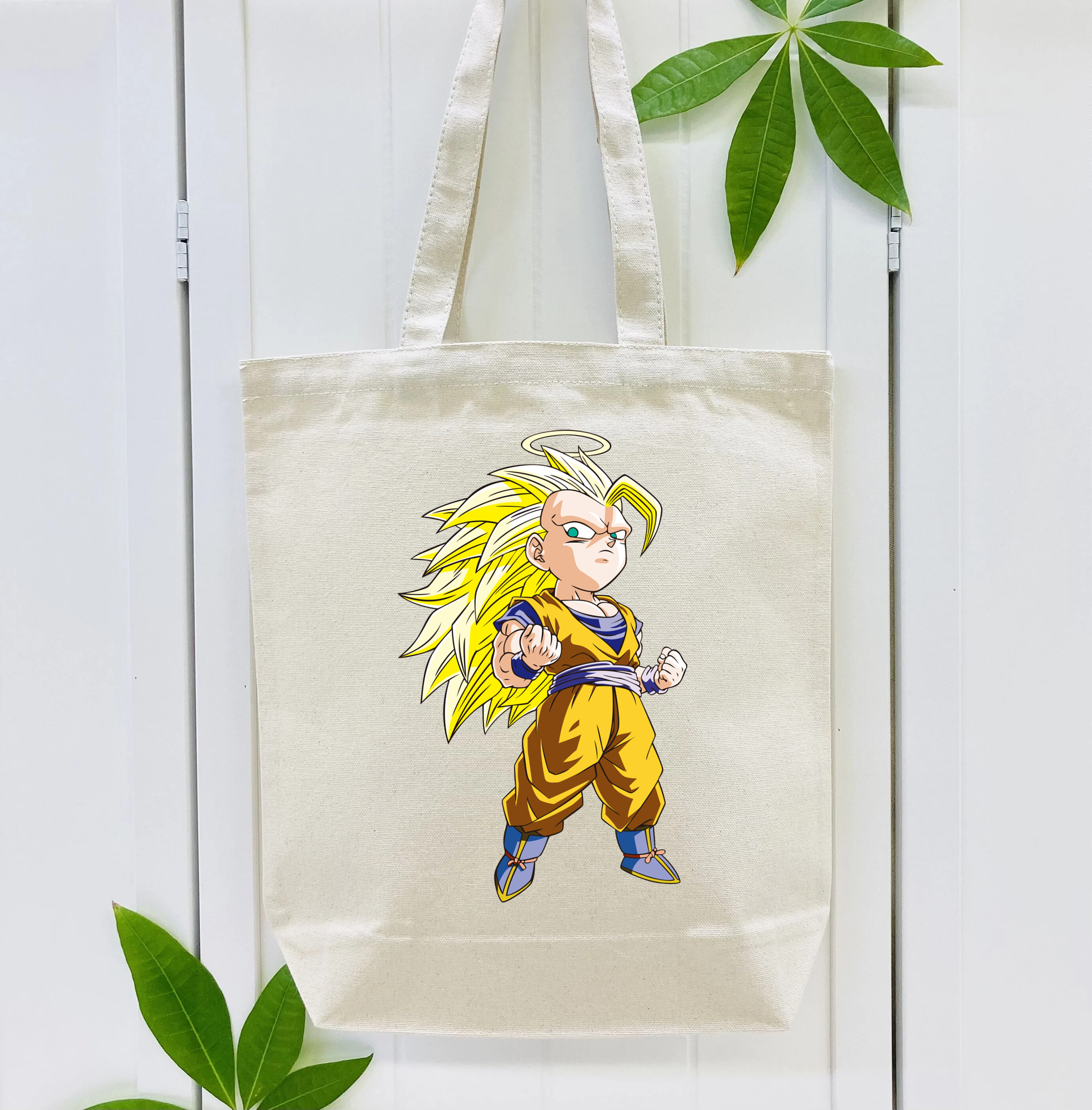 ドラゴンボール 孫悟空（そん ごくう）Son Goku カカロット DRAGON BALL Kakarotto 縦型キャンバス生地手提げバッグ　トートバッグ