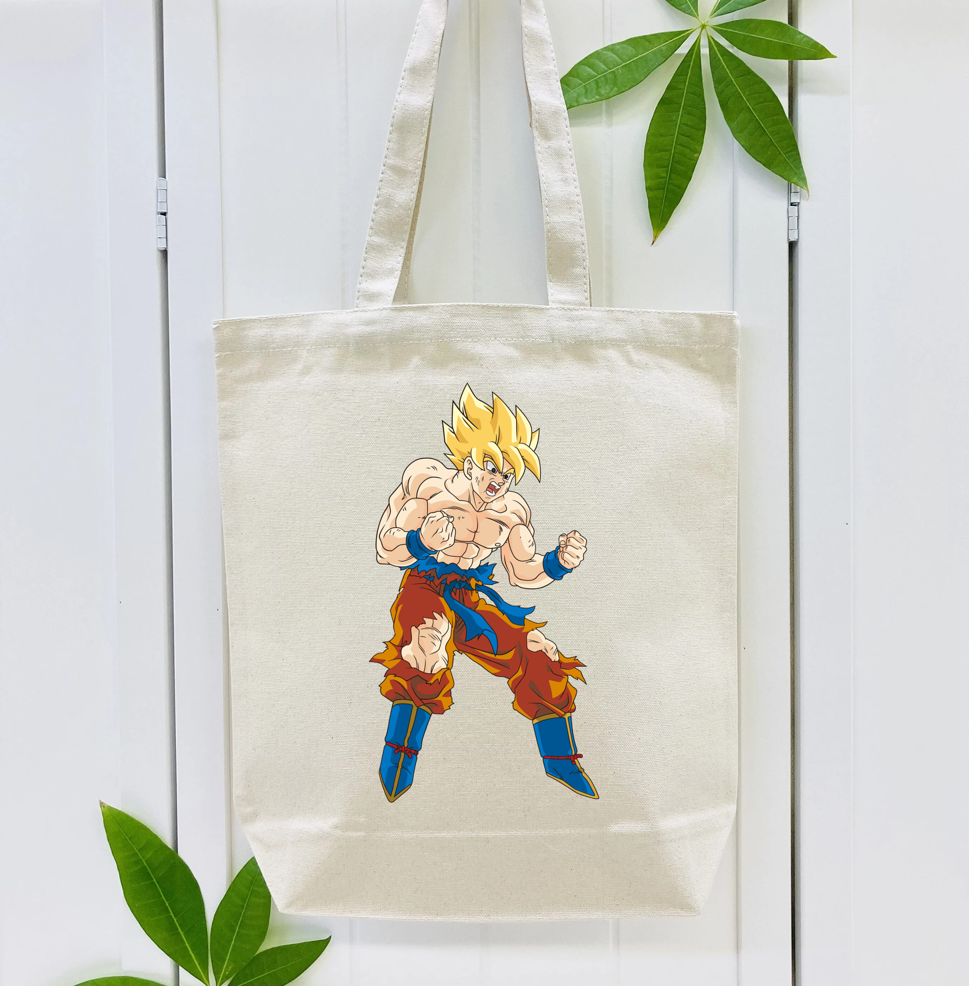 ドラゴンボール 孫悟空（そん ごくう）Son Goku カカロット DRAGON BALL Kakarotto 縦型キャンバス生地手提げバッグ　トートバッグ