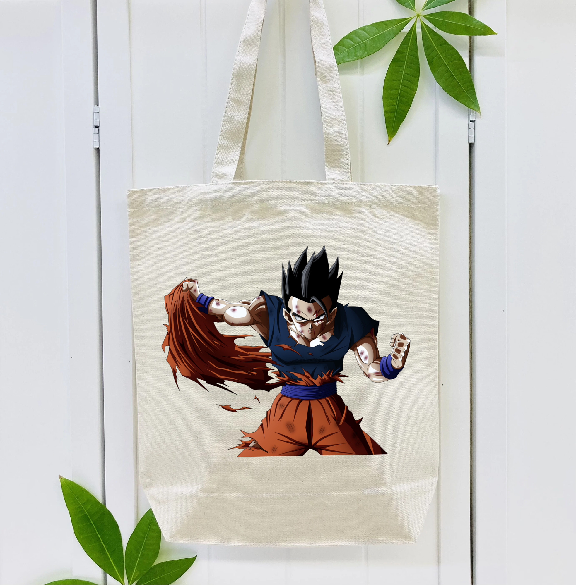 ドラゴンボール ベジータ四世（Bejīta Yonsei）DRAGON BALL Vegeta IV 縦型キャンバス生地手提げバッグ　トートバッグ