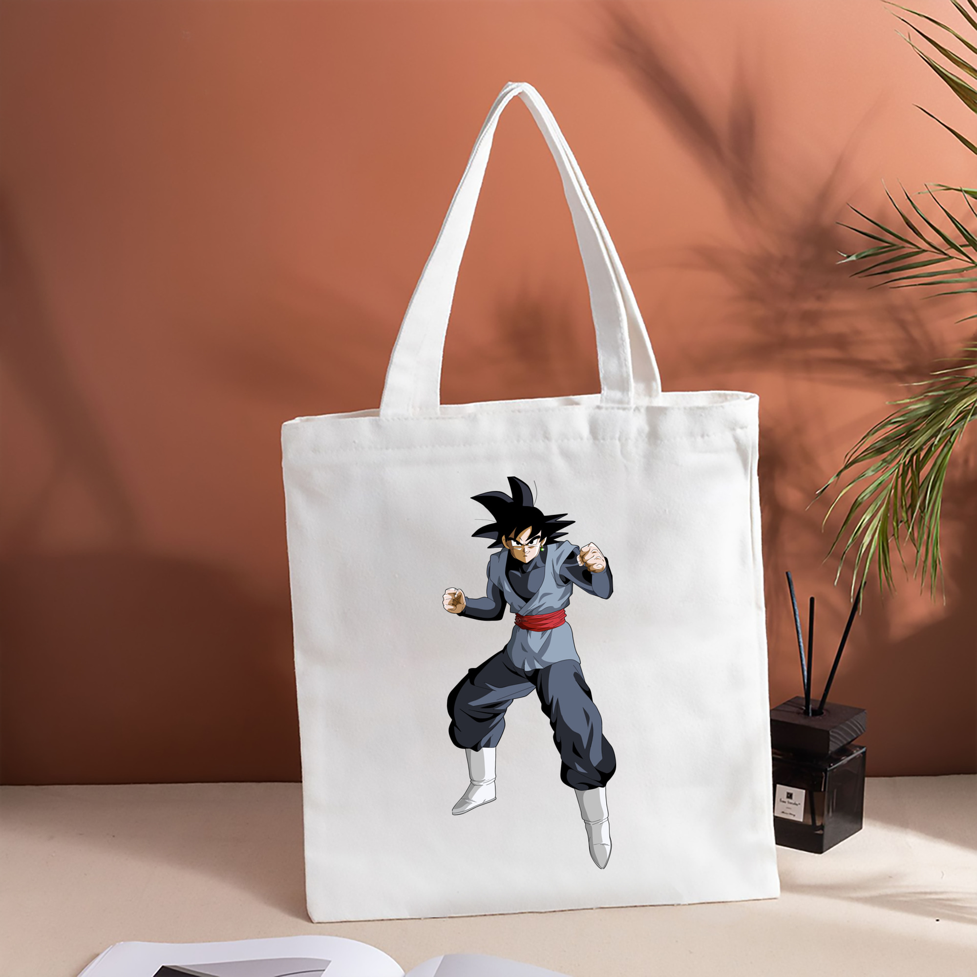 ドラゴンボール ベジータ四世（Bejīta Yonsei）DRAGON BALL Vegeta IV 縦型キャンバス生地手提げバッグ　トートバッグ
