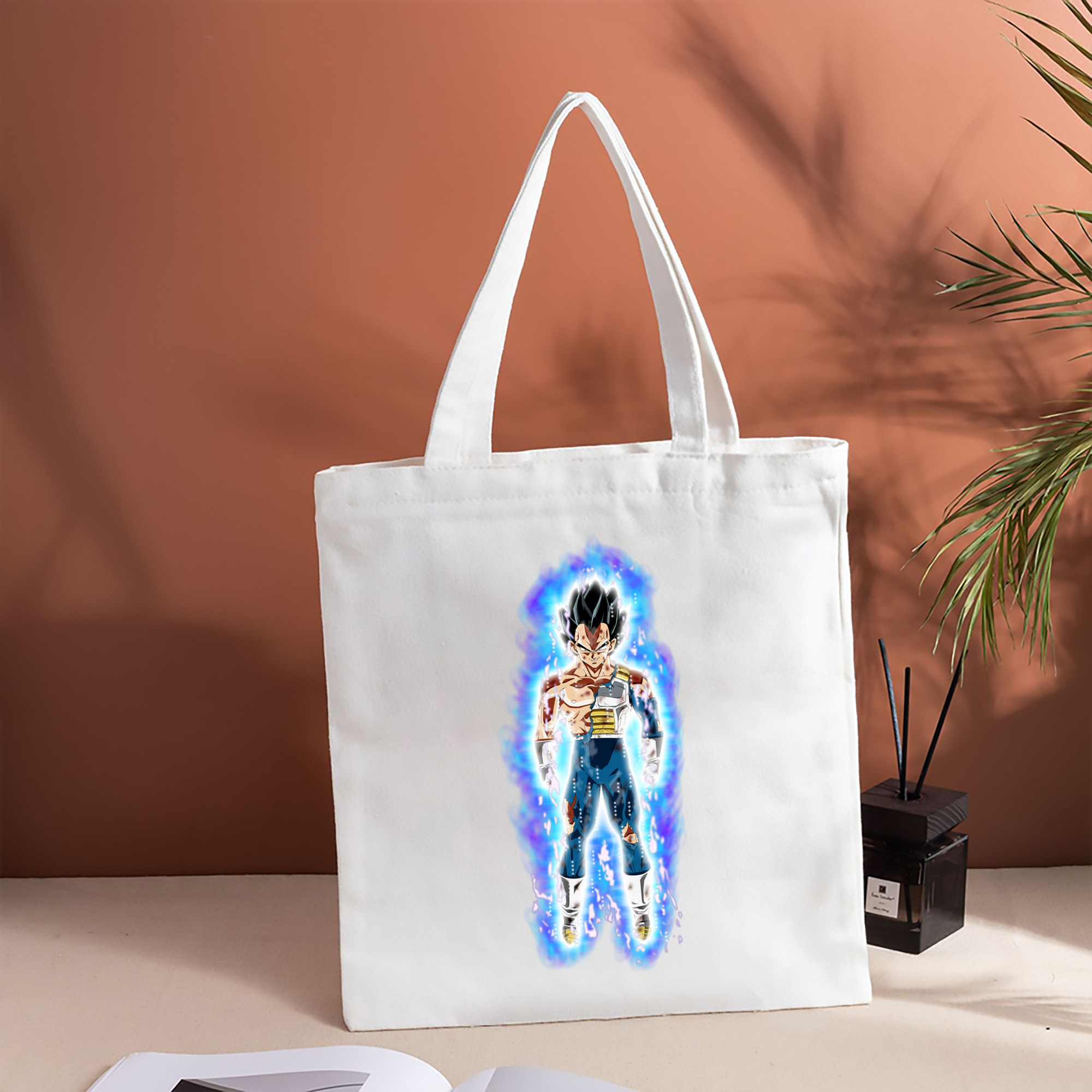 ドラゴンボール ベジータ四世（Bejīta Yonsei）DRAGON BALL Vegeta IV 縦型キャンバス生地手提げバッグ　トートバッグ