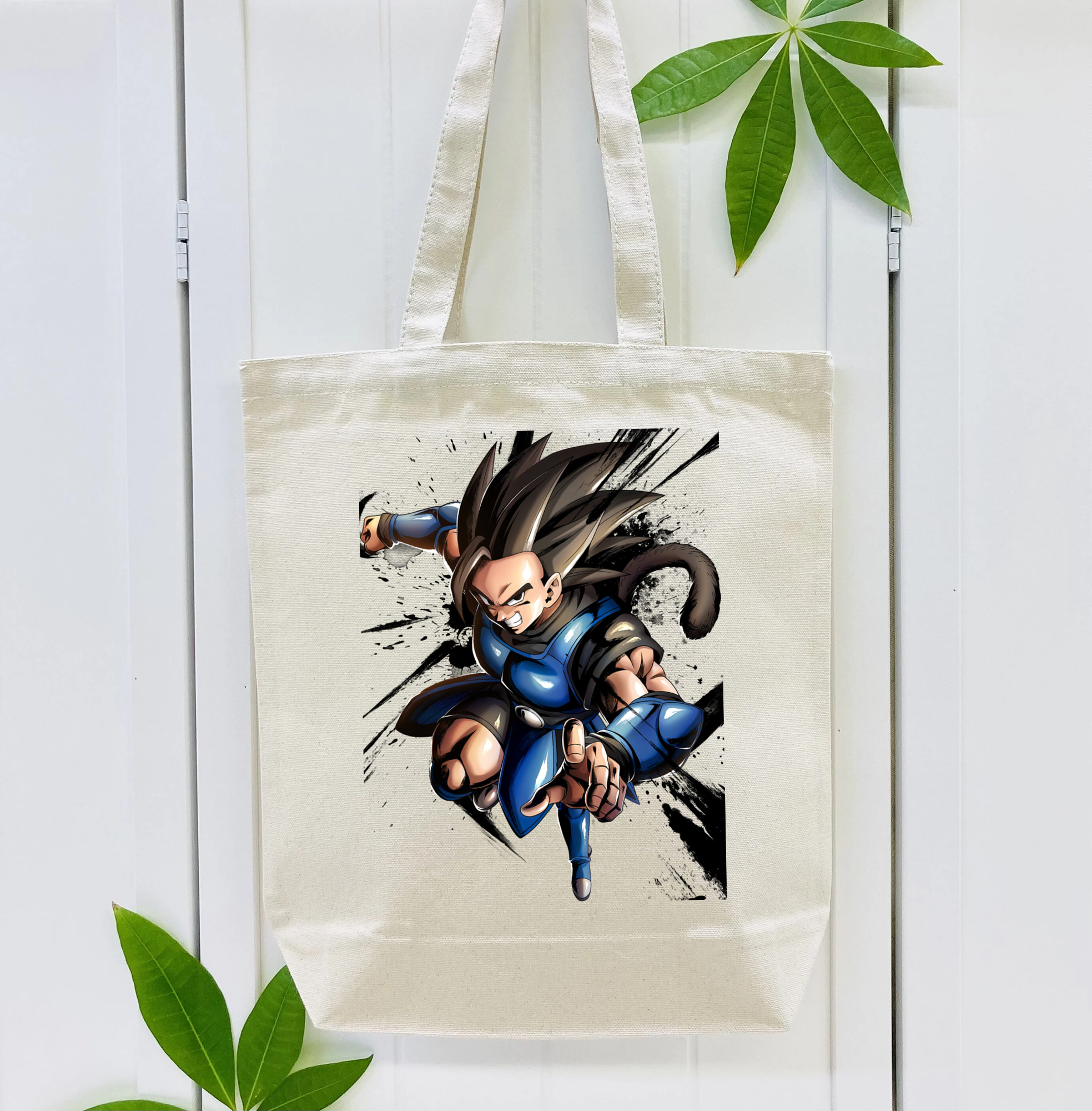ドラゴンボール ベジータ四世（Bejīta Yonsei）DRAGON BALL Vegeta IV 縦型キャンバス生地手提げバッグ　トートバッグ