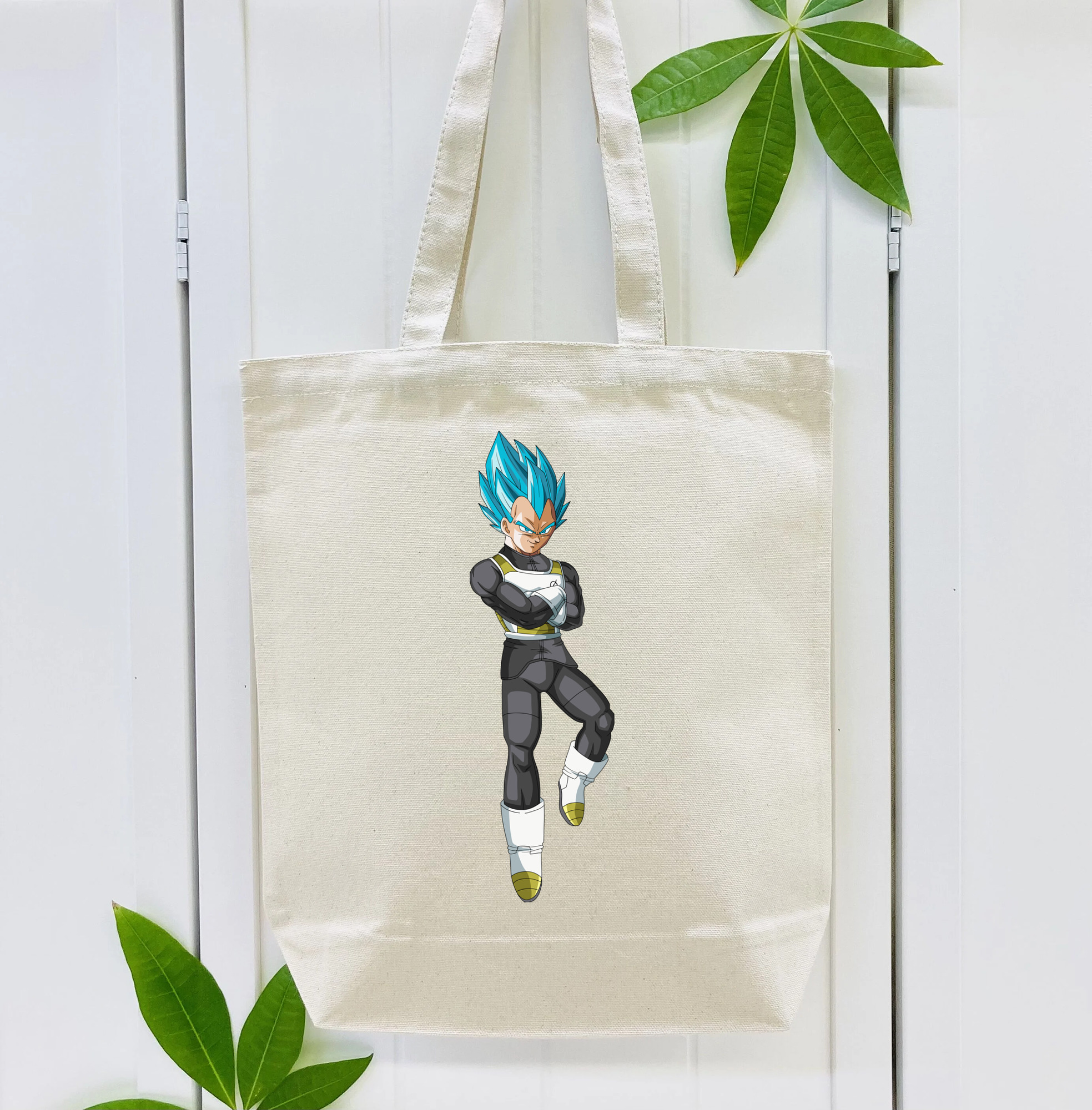 ドラゴンボール ベジータ四世（Bejīta Yonsei）DRAGON BALL Vegeta IV 縦型キャンバス生地手提げバッグ　トートバッグ