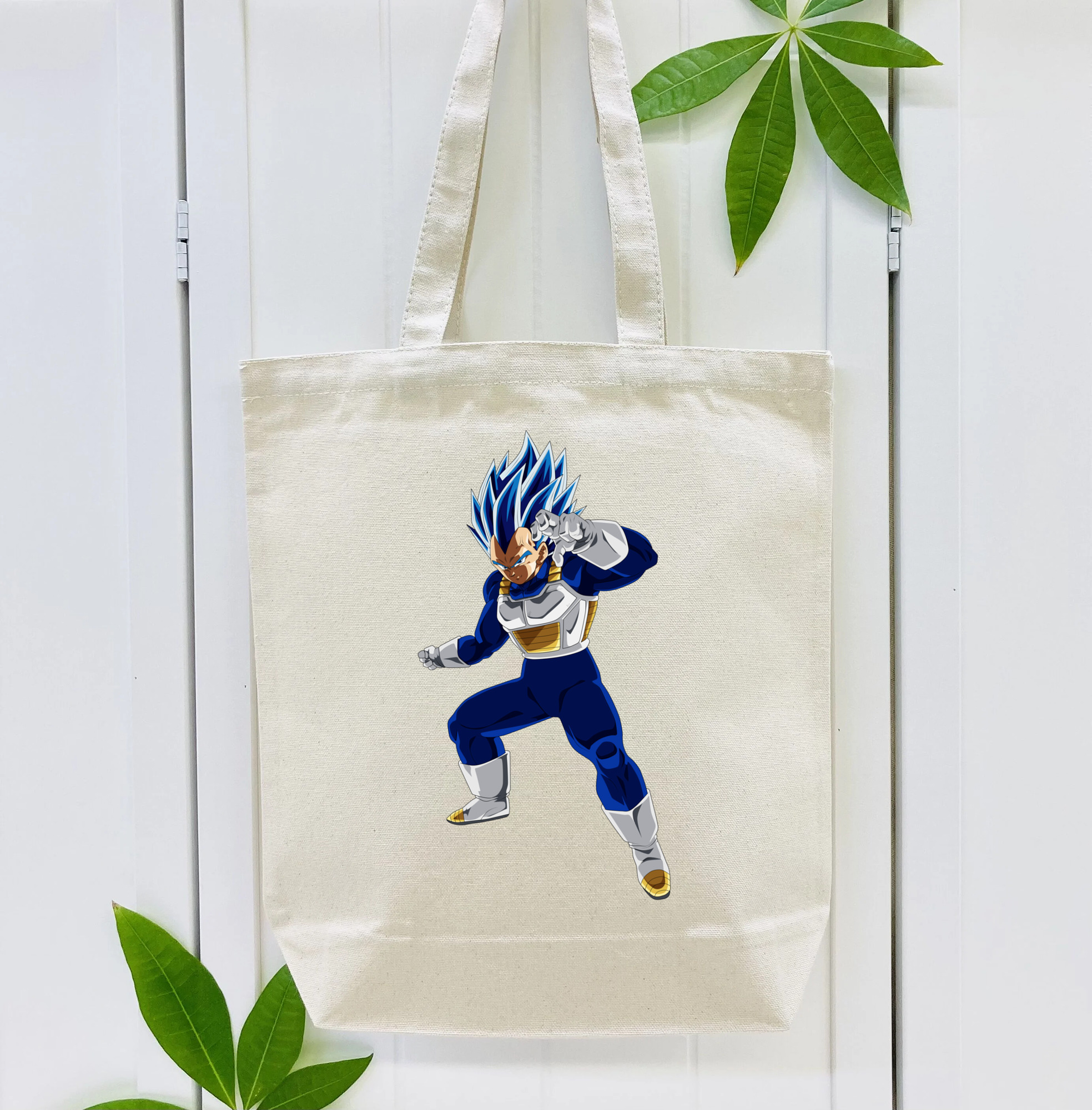 ドラゴンボール ベジータ四世（Bejīta Yonsei）DRAGON BALL Vegeta IV 縦型キャンバス生地手提げバッグ　トートバッグ