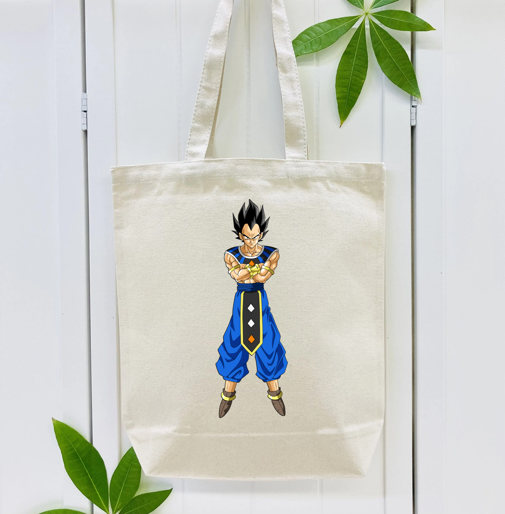 ドラゴンボール ベジータ四世（Bejīta Yonsei）DRAGON BALL Vegeta IV 縦型キャンバス生地手提げバッグ　トートバッグ