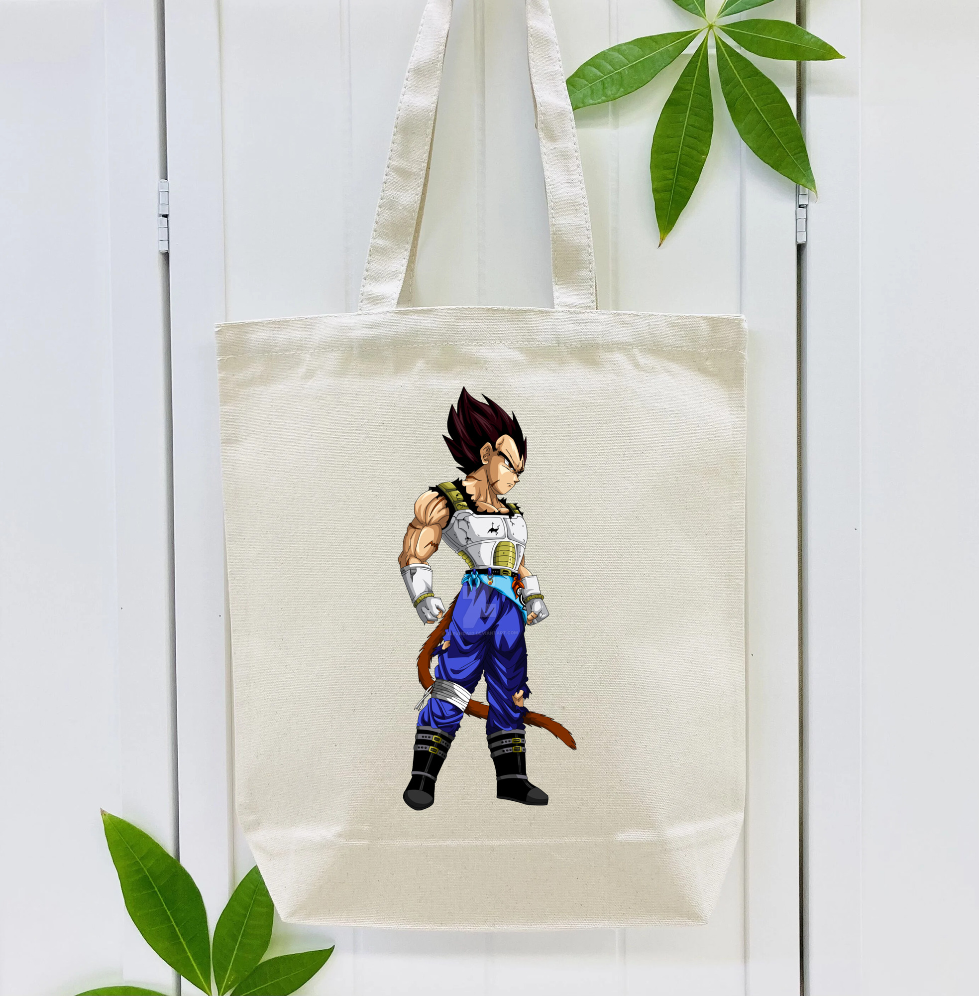 ドラゴンボール ベジータ四世（Bejīta Yonsei）DRAGON BALL Vegeta IV 縦型キャンバス生地手提げバッグ　トートバッグ