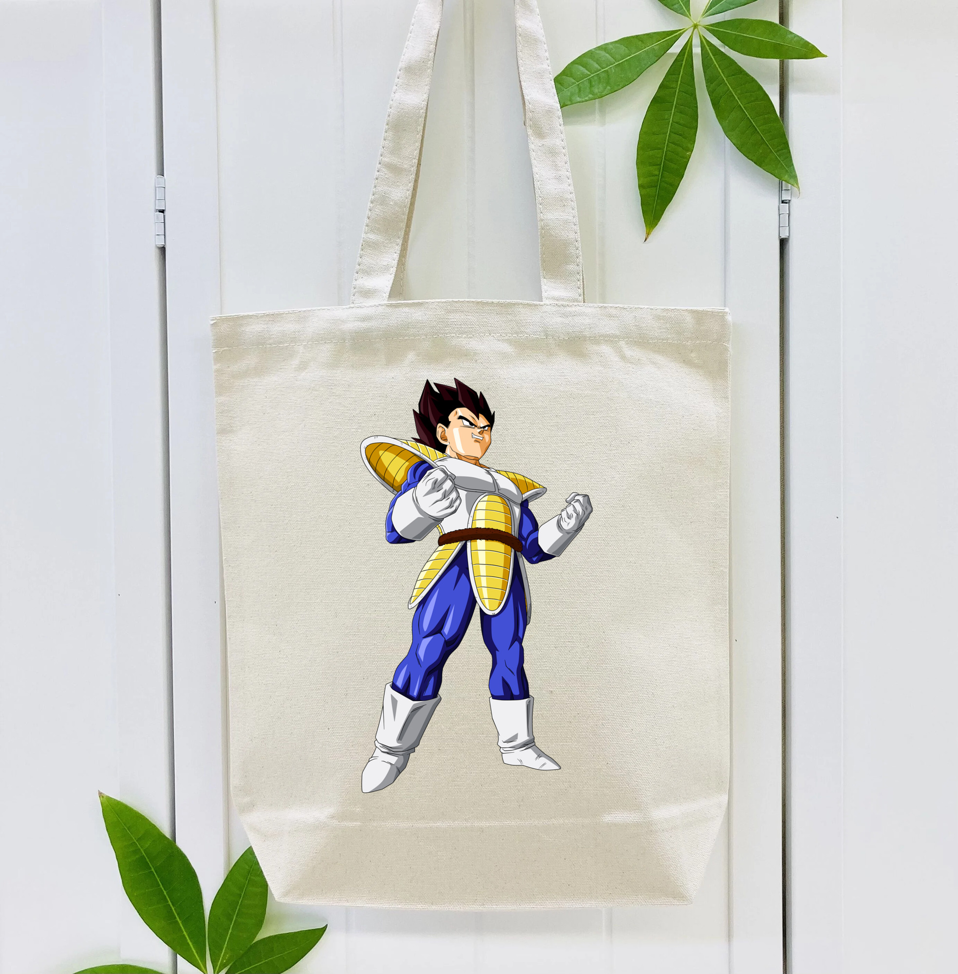 ドラゴンボール ベジータ四世（Bejīta Yonsei）DRAGON BALL Vegeta IV 縦型キャンバス生地手提げバッグ　トートバッグ