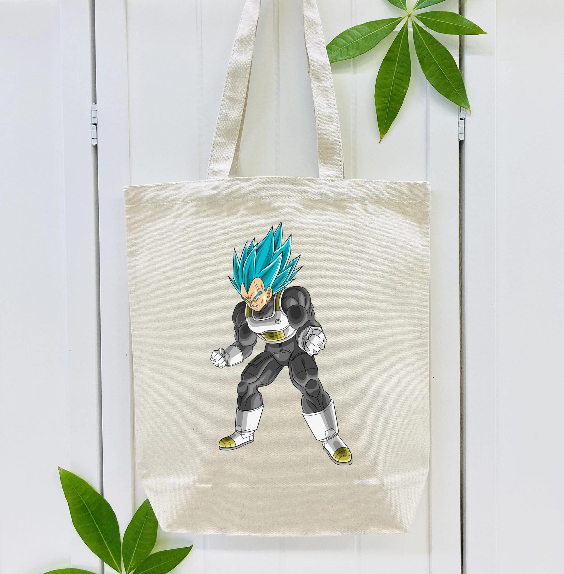ドラゴンボール ベジータ四世（Bejīta Yonsei）DRAGON BALL Vegeta IV 縦型キャンバス生地手提げバッグ　トートバッグ