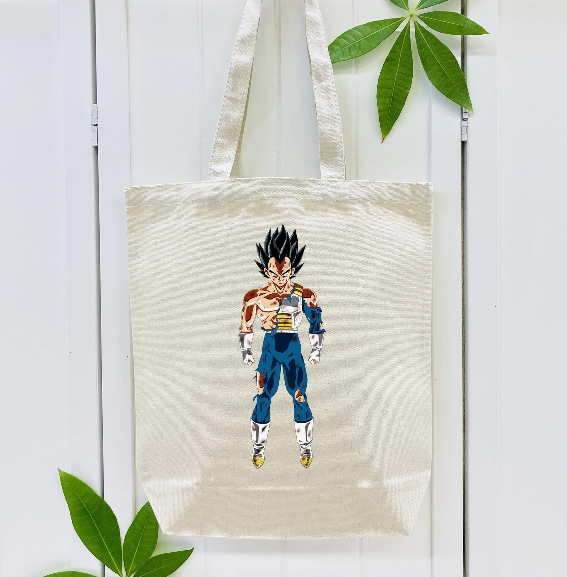 ドラゴンボール ベジータ四世（Bejīta Yonsei）DRAGON BALL Vegeta IV 縦型キャンバス生地手提げバッグ　トートバッグ