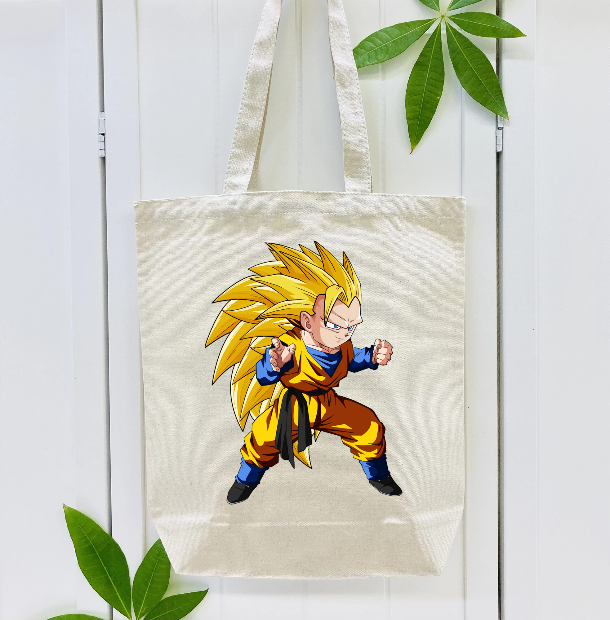 ドラゴンボール ベジータ四世（Bejīta Yonsei）DRAGON BALL Vegeta IV 縦型キャンバス生地手提げバッグ　トートバッグ