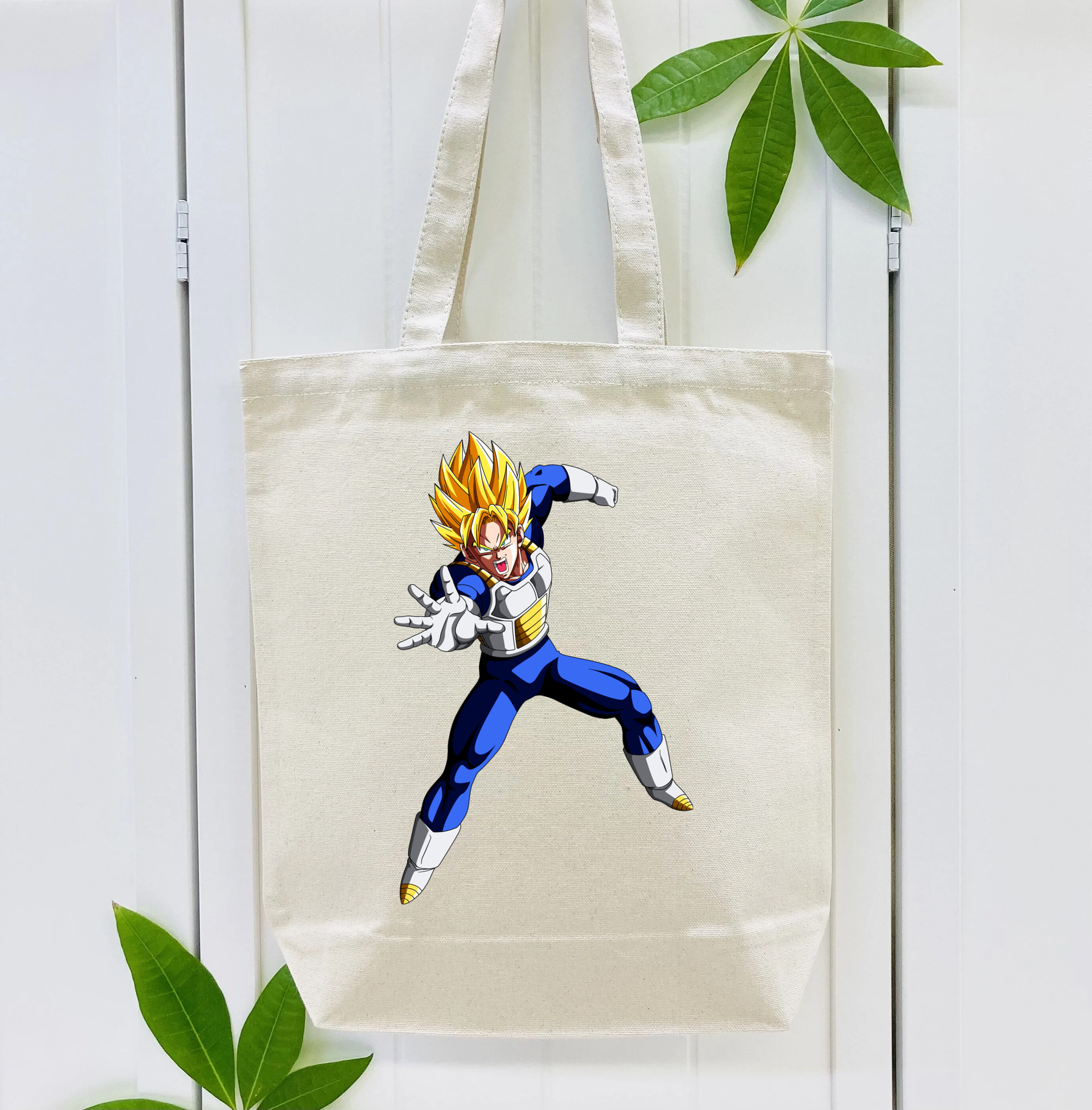 ドラゴンボール ベジータ四世（Bejīta Yonsei）DRAGON BALL Vegeta IV 縦型キャンバス生地手提げバッグ　トートバッグ