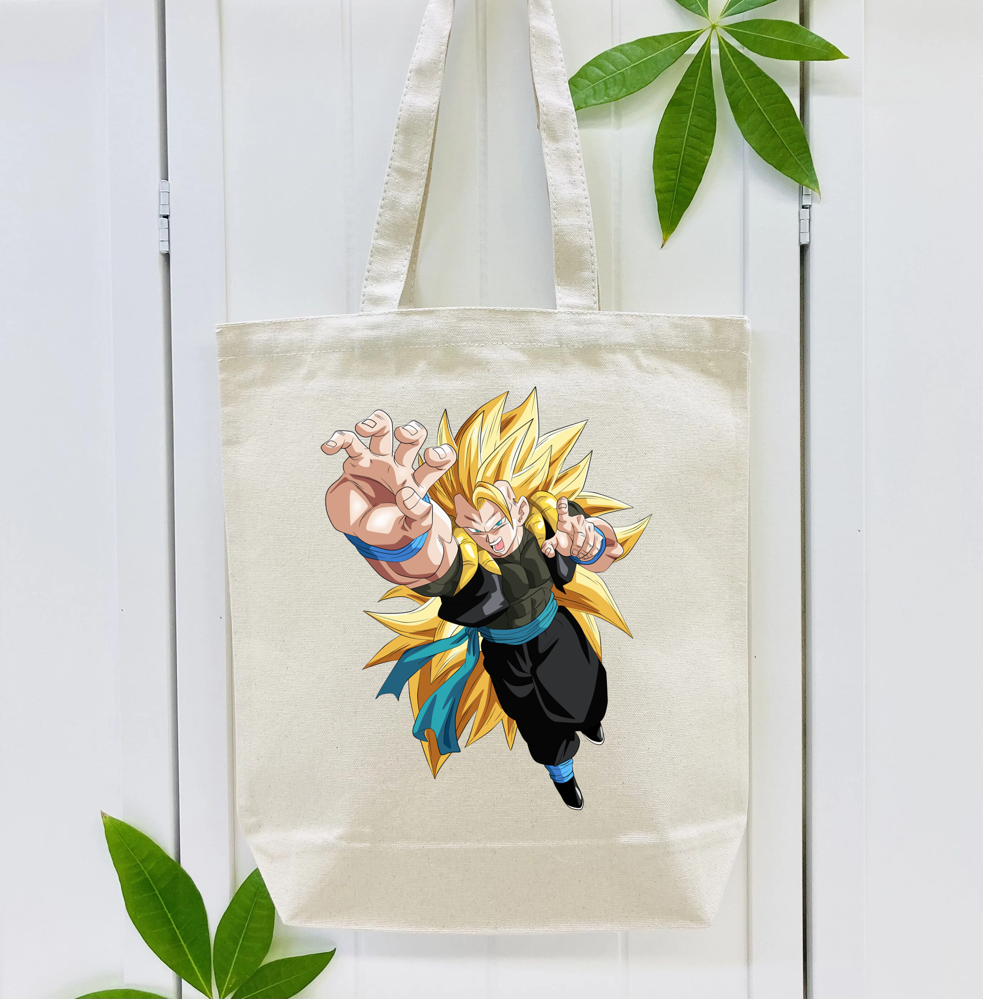 ドラゴンボール ベジータ四世（Bejīta Yonsei）DRAGON BALL Vegeta IV 縦型キャンバス生地手提げバッグ　トートバッグ
