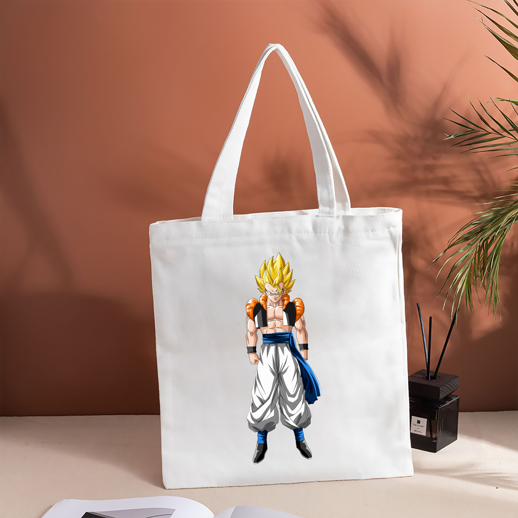 ドラゴンボール ベジータ四世（Bejīta Yonsei）DRAGON BALL Vegeta IV 縦型キャンバス生地手提げバッグ　トートバッグ