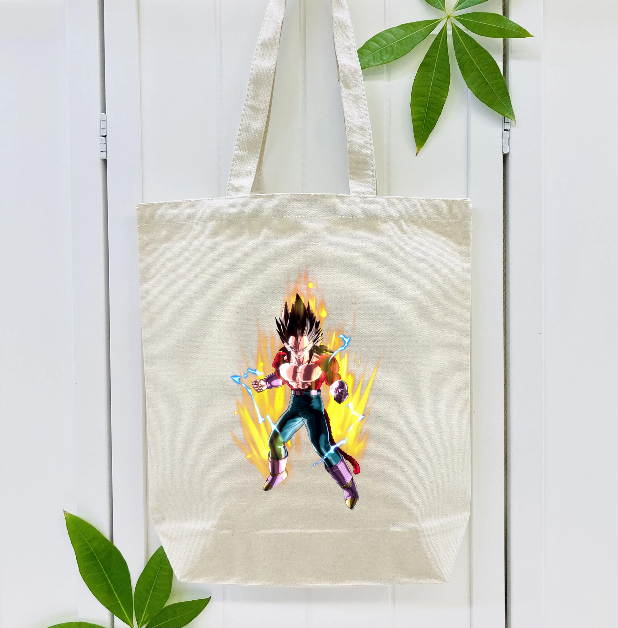 ドラゴンボール ベジータ四世（Bejīta Yonsei）DRAGON BALL Vegeta IV 縦型キャンバス生地手提げバッグ　トートバッグ