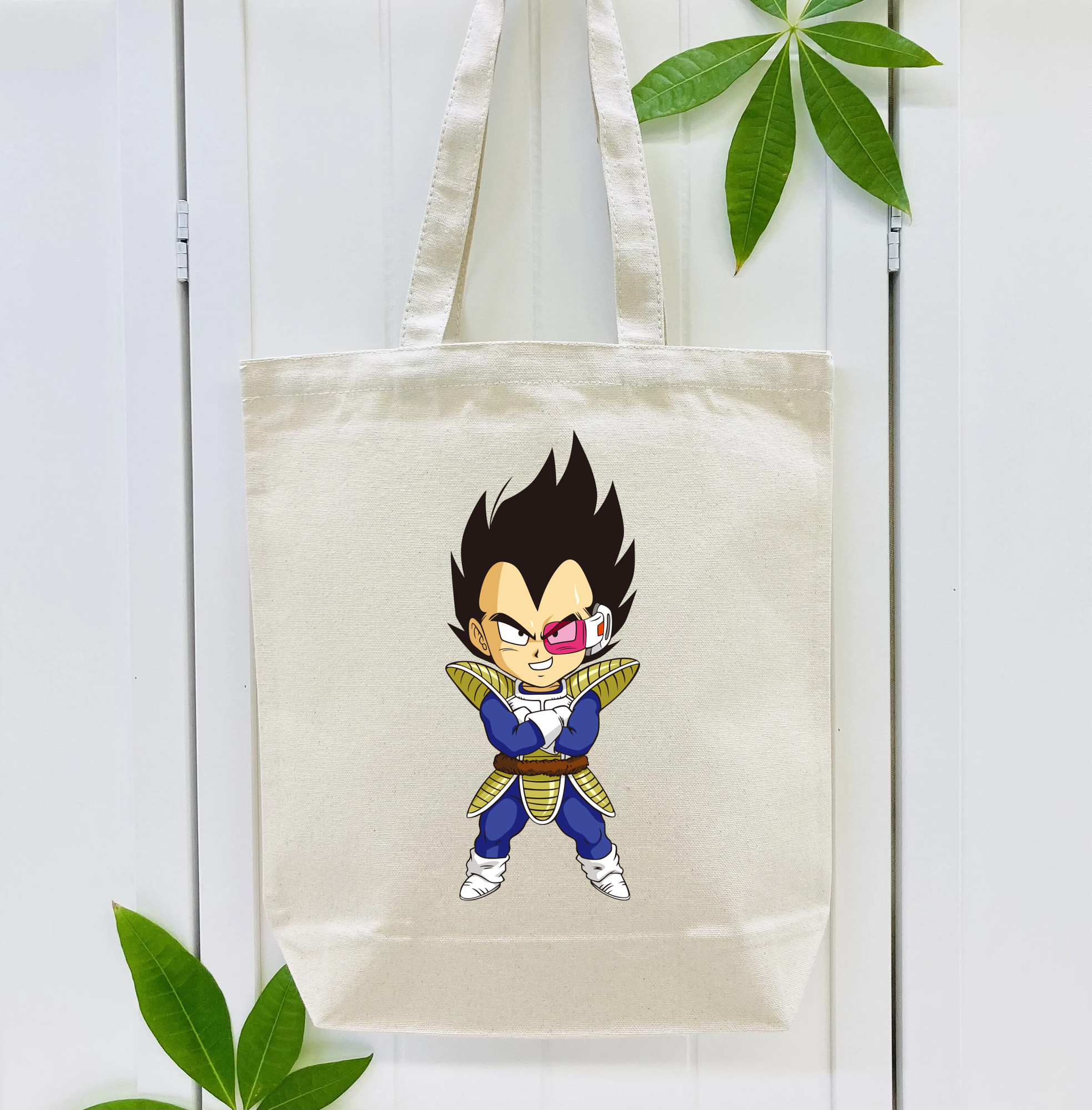 ドラゴンボール ベジータ四世（Bejīta Yonsei）DRAGON BALL Vegeta IV 縦型キャンバス生地手提げバッグ　トートバッグ