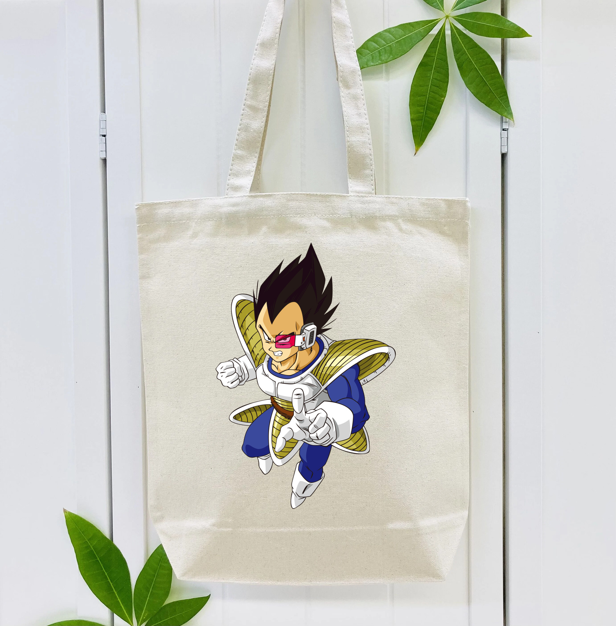 ドラゴンボール ベジータ四世（Bejīta Yonsei）DRAGON BALL Vegeta IV 縦型キャンバス生地手提げバッグ　トートバッグ