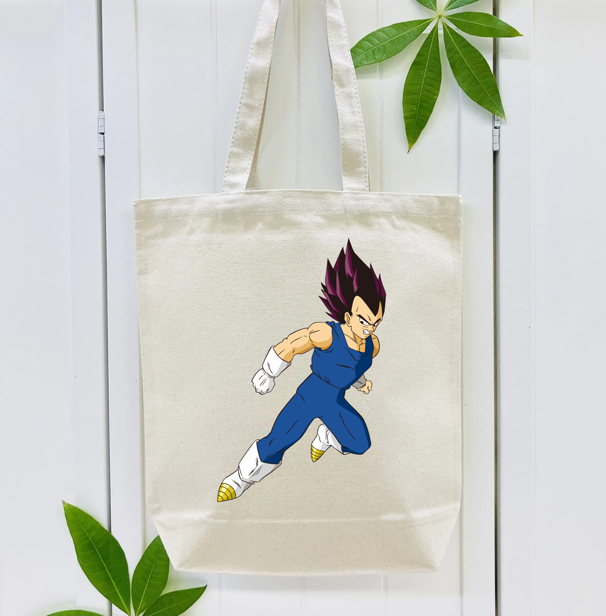 ドラゴンボール ベジータ四世（Bejīta Yonsei）DRAGON BALL Vegeta IV 縦型キャンバス生地手提げバッグ　トートバッグ