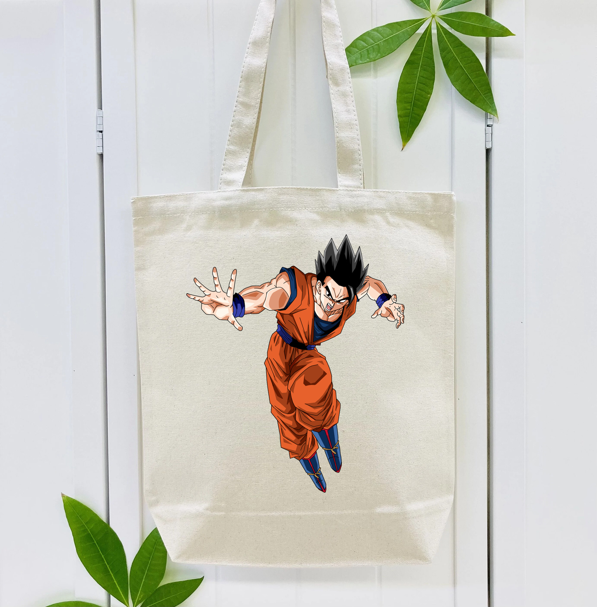 ドラゴンボール 孫 悟飯（そんごはん）DRAGON BALL Son Gohan 縦型キャンバス生地手提げバッグ　トートバッグ