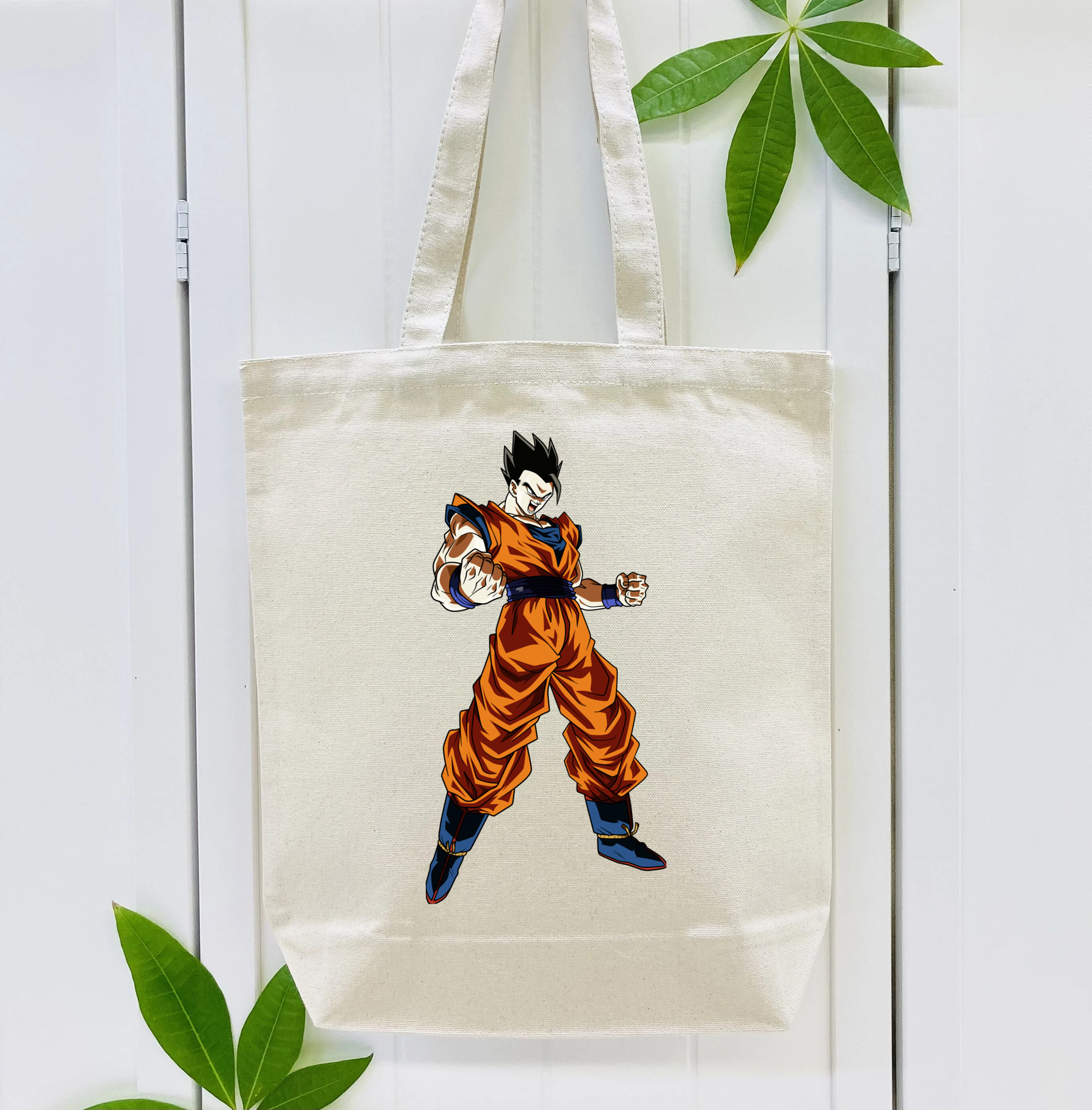 ドラゴンボール 孫 悟飯（そんごはん）DRAGON BALL Son Gohan 縦型キャンバス生地手提げバッグ　トートバッグ