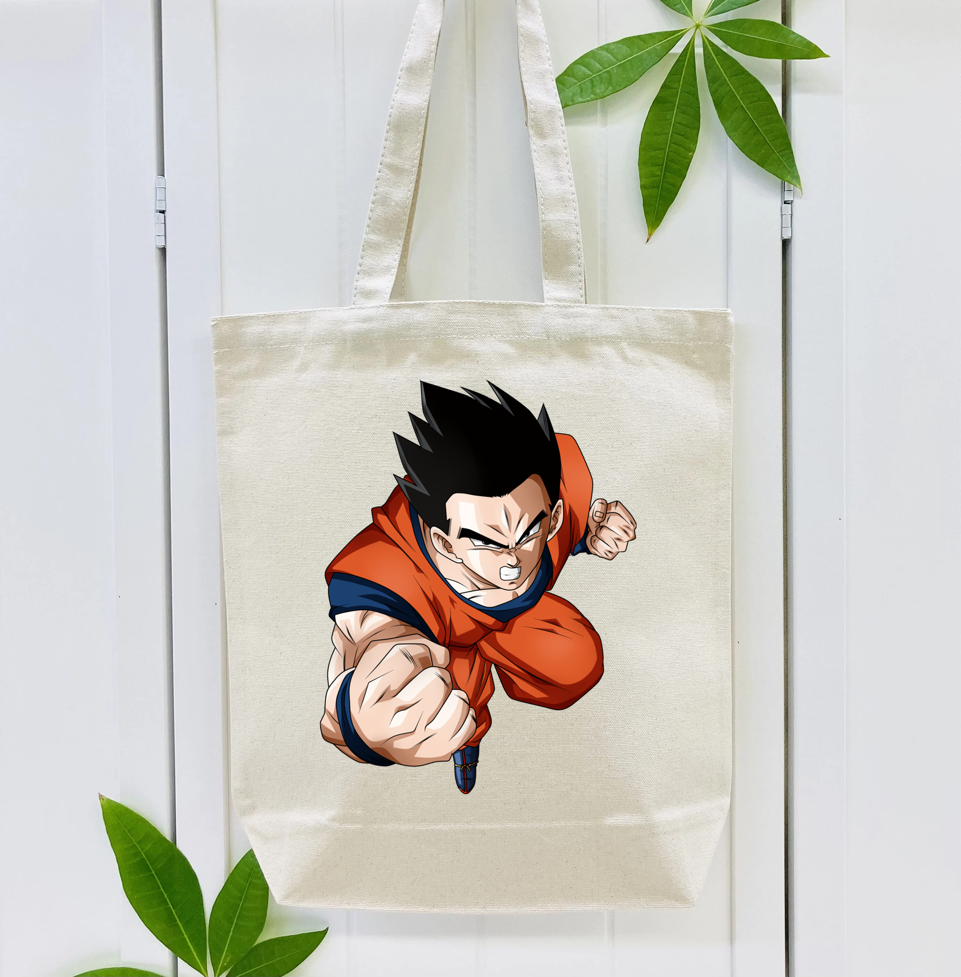 ドラゴンボール 孫 悟飯（そんごはん）DRAGON BALL Son Gohan 縦型キャンバス生地手提げバッグ　トートバッグ