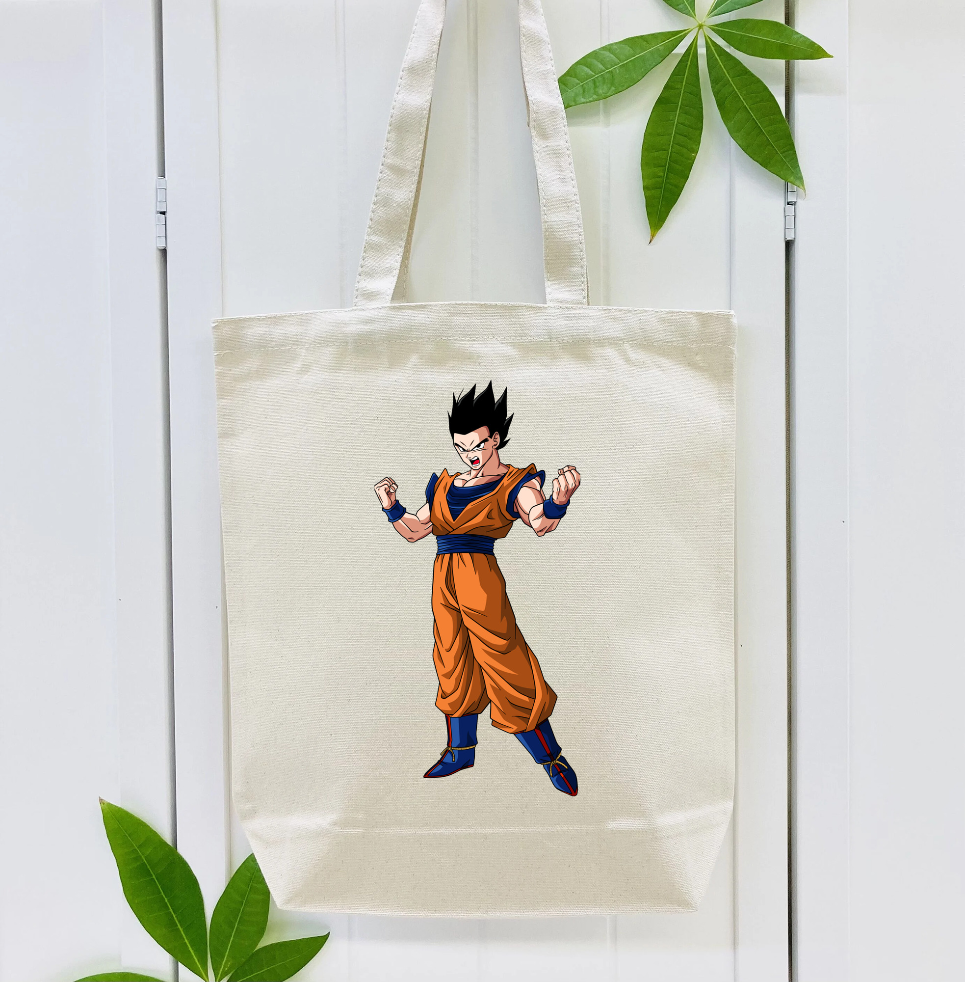 ドラゴンボール 孫 悟飯（そんごはん）DRAGON BALL Son Gohan 縦型キャンバス生地手提げバッグ　トートバッグ