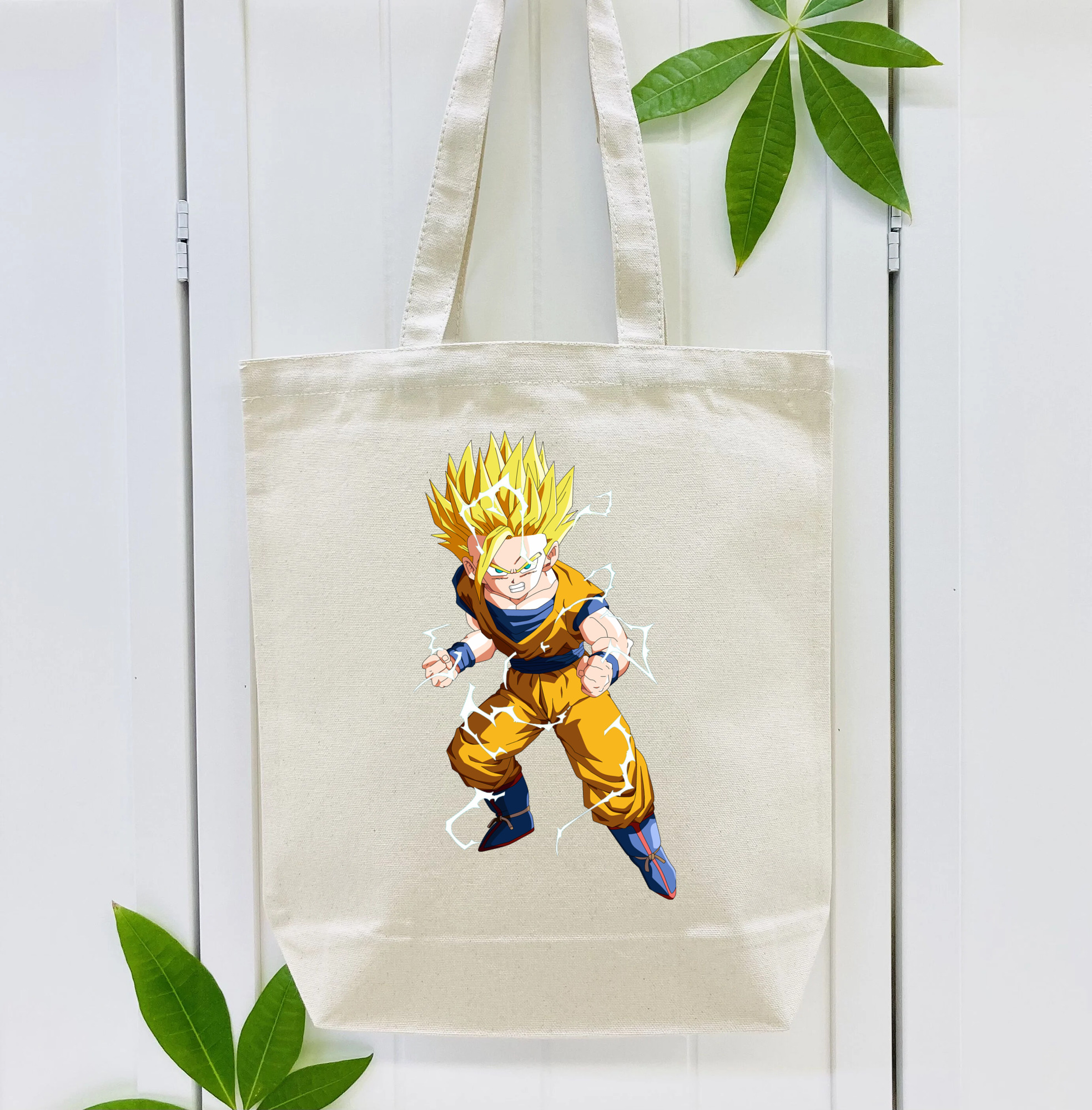 ドラゴンボール 孫 悟飯（そんごはん）DRAGON BALL Son Gohan 縦型キャンバス生地手提げバッグ　トートバッグ