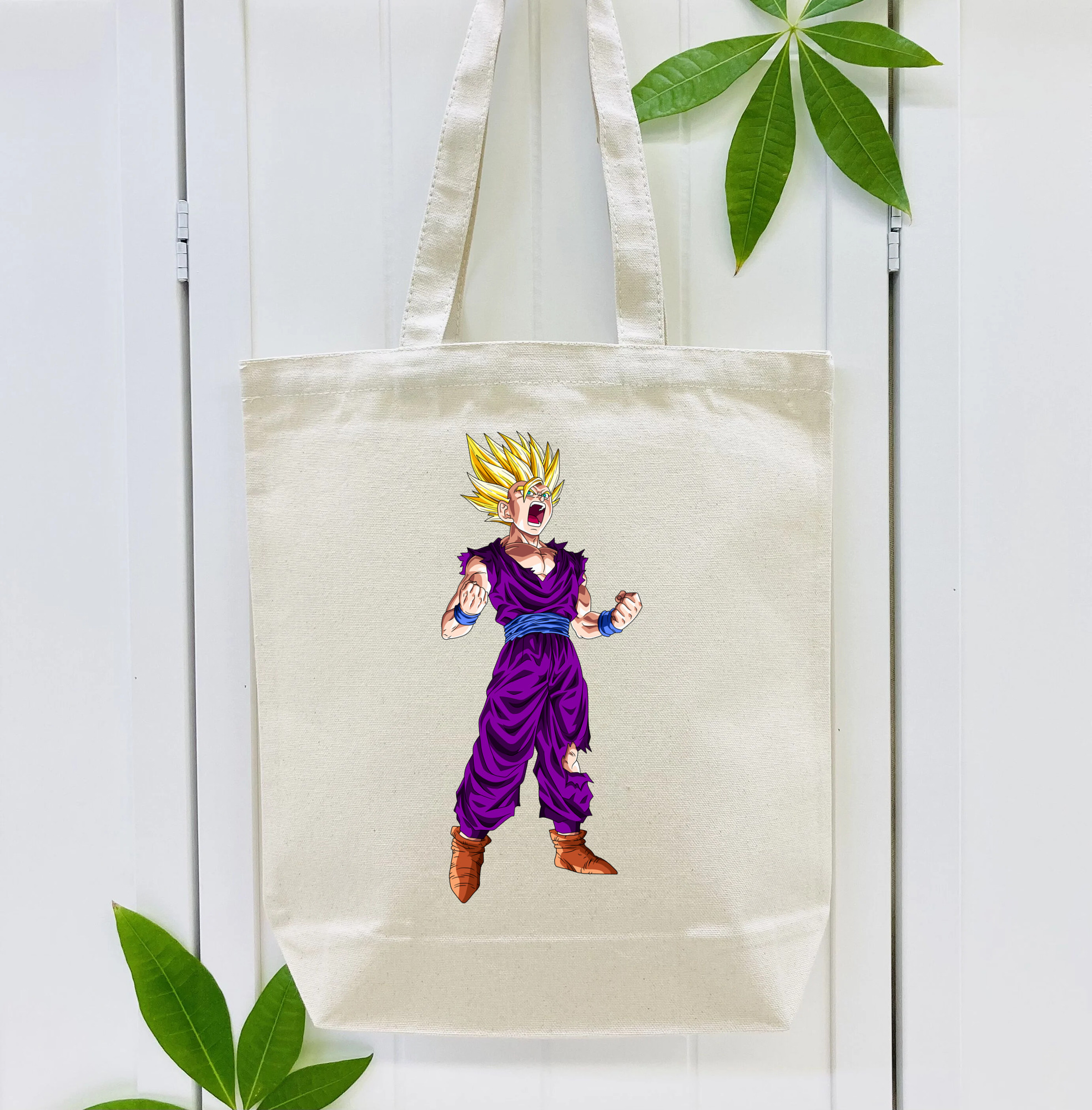 ドラゴンボール 孫 悟飯（そんごはん）DRAGON BALL Son Gohan 縦型キャンバス生地手提げバッグ　トートバッグ