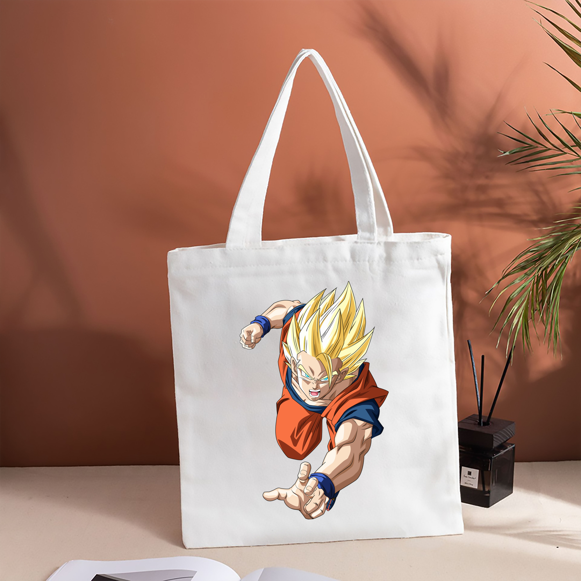 ドラゴンボール 孫 悟飯（そんごはん）DRAGON BALL Son Gohan 縦型キャンバス生地手提げバッグ　トートバッグ
