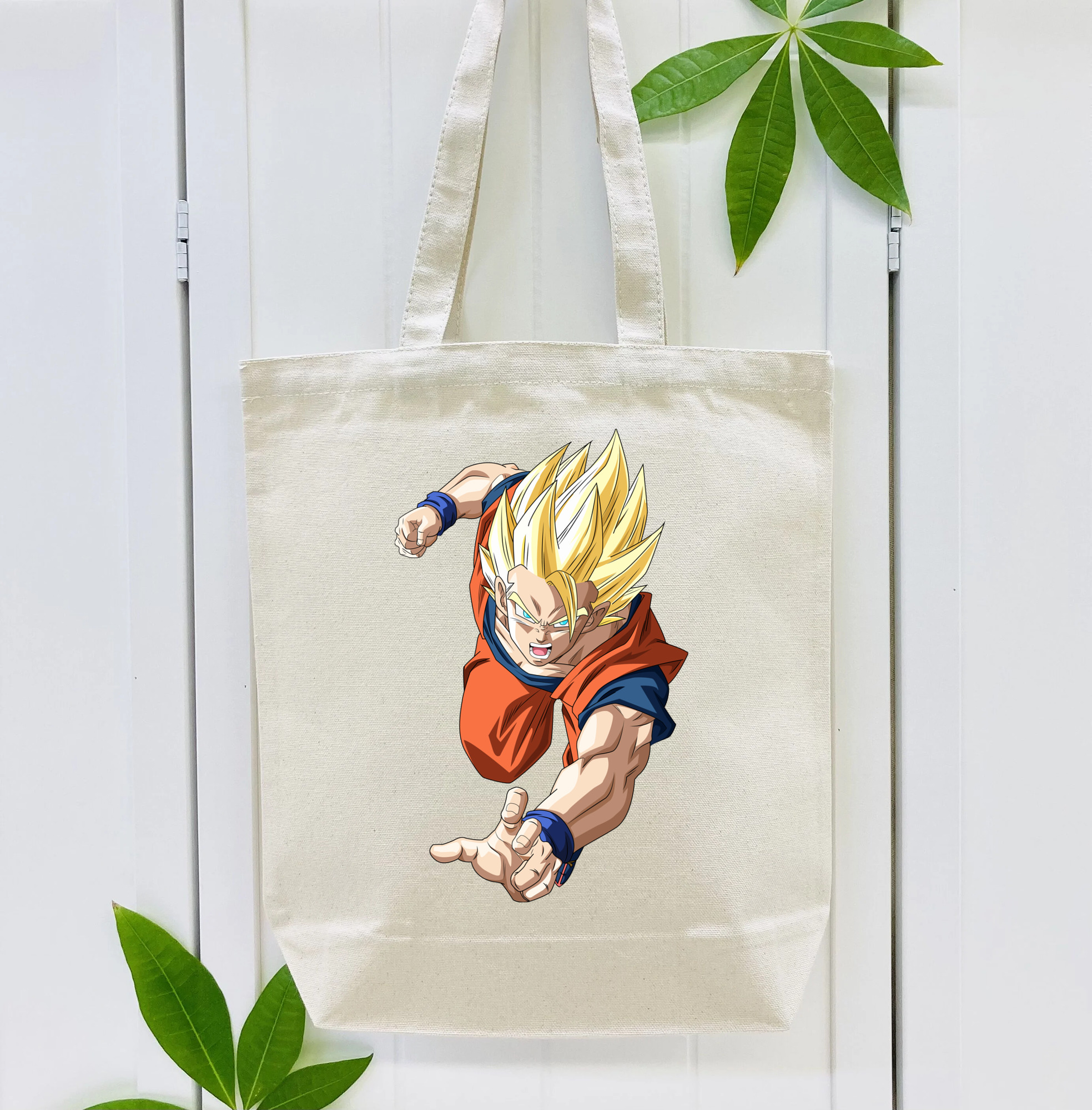 ドラゴンボール 孫 悟飯（そんごはん）DRAGON BALL Son Gohan 縦型キャンバス生地手提げバッグ　トートバッグ