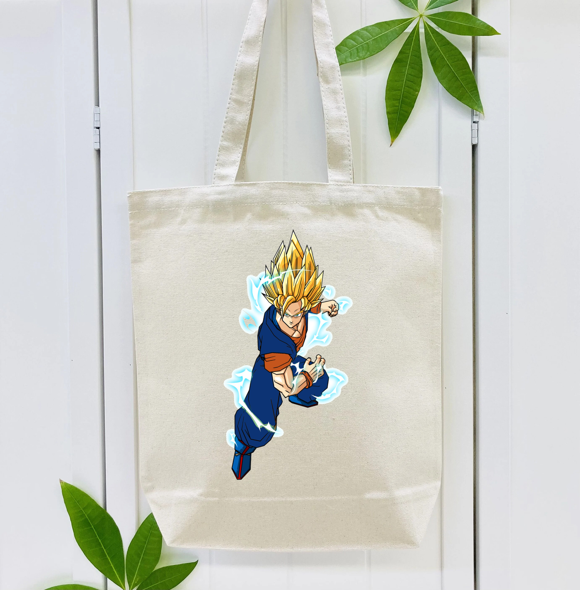 ドラゴンボール 孫 悟飯（そんごはん）DRAGON BALL Son Gohan 縦型キャンバス生地手提げバッグ　トートバッグ