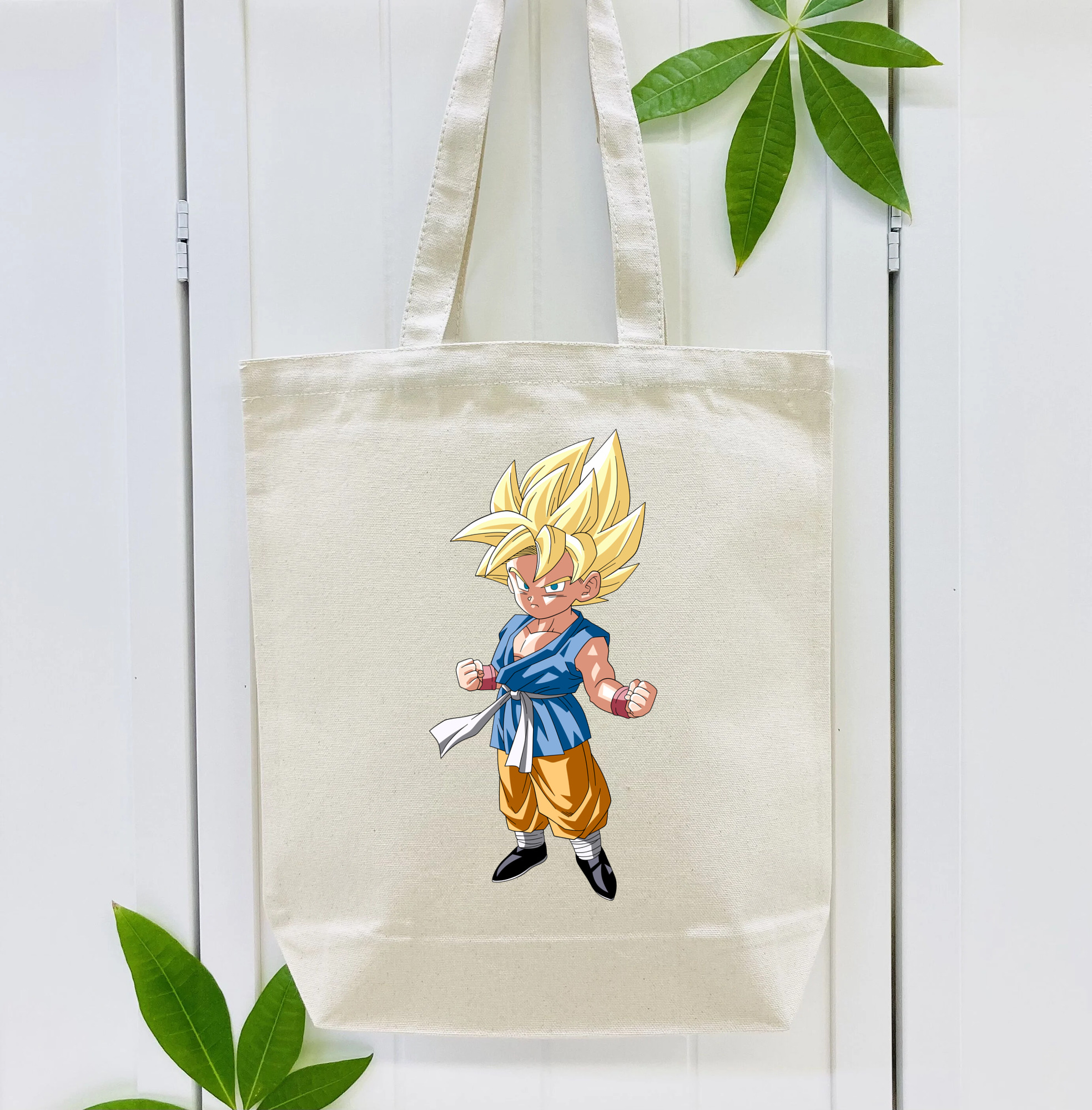 ドラゴンボール 孫 悟飯（そんごはん）DRAGON BALL Son Gohan 縦型キャンバス生地手提げバッグ　トートバッグ
