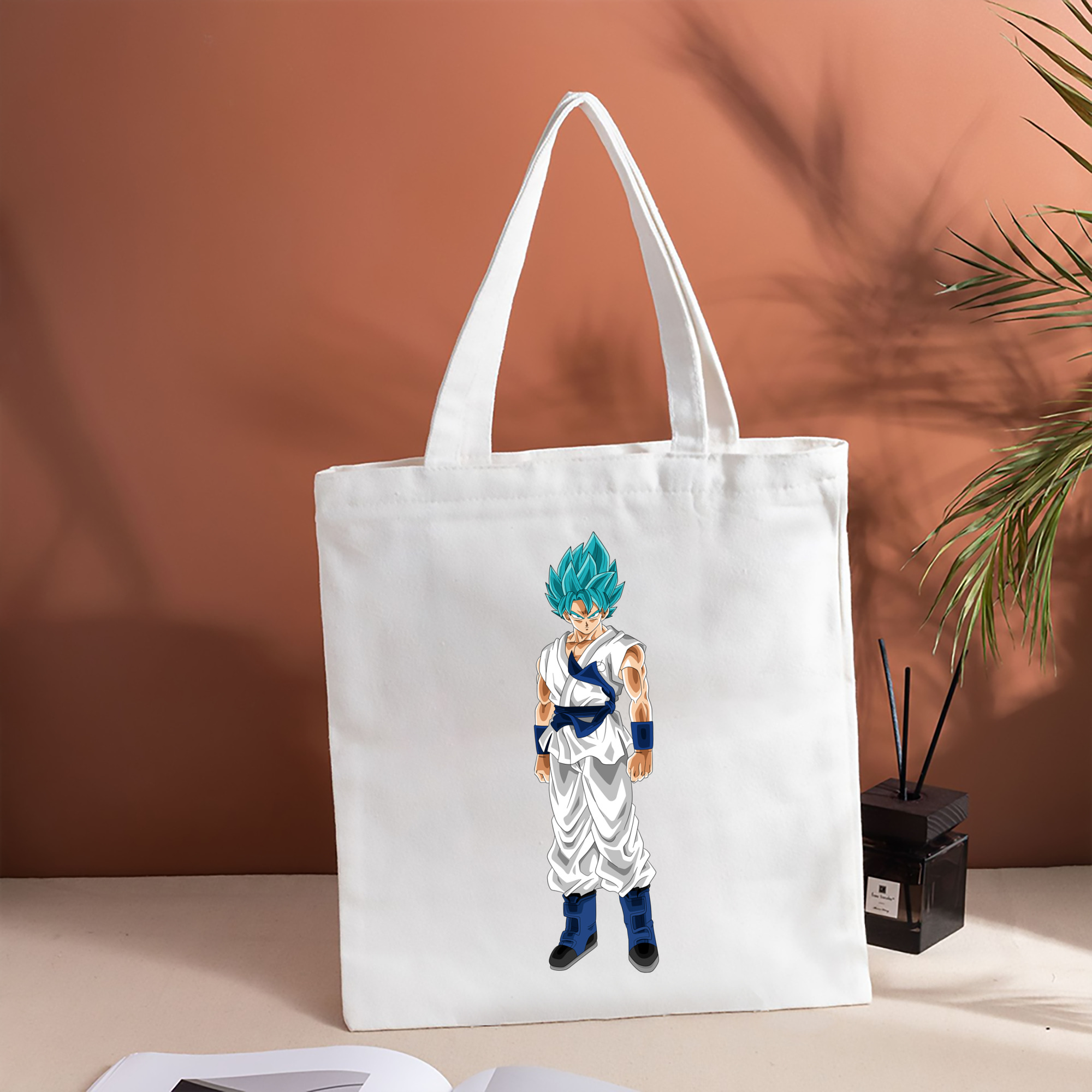 ドラゴンボール 孫 悟飯（そんごはん）DRAGON BALL Son Gohan 縦型キャンバス生地手提げバッグ　トートバッグ