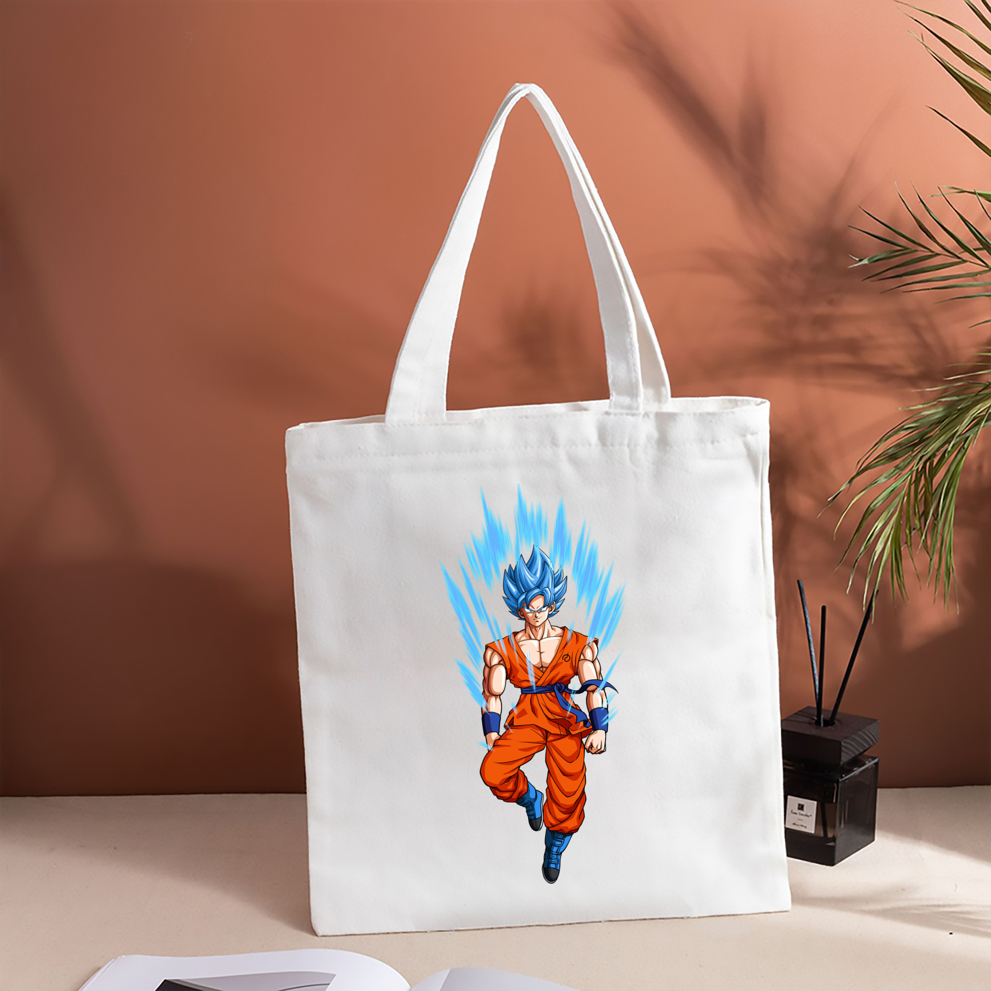ドラゴンボール 孫 悟飯（そんごはん）DRAGON BALL Son Gohan 縦型キャンバス生地手提げバッグ　トートバッグ
