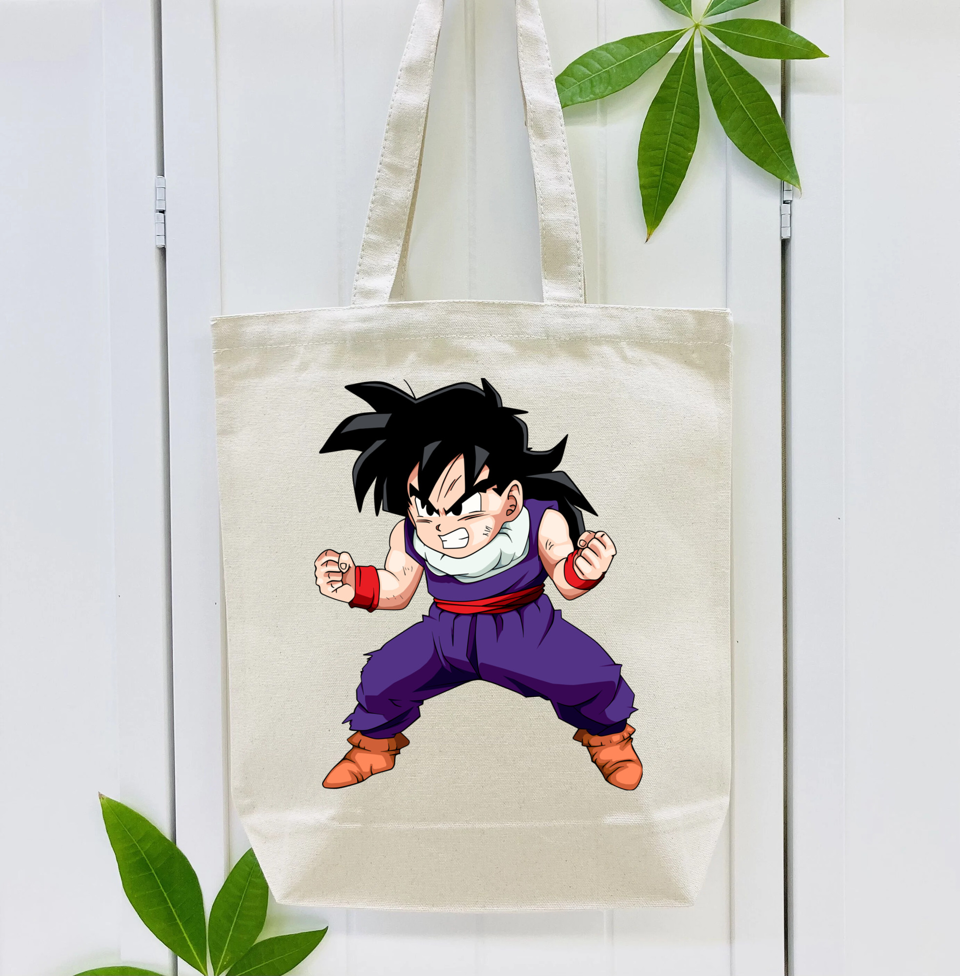 ドラゴンボール 孫 悟飯（そんごはん）DRAGON BALL Son Gohan 縦型キャンバス生地手提げバッグ　トートバッグ