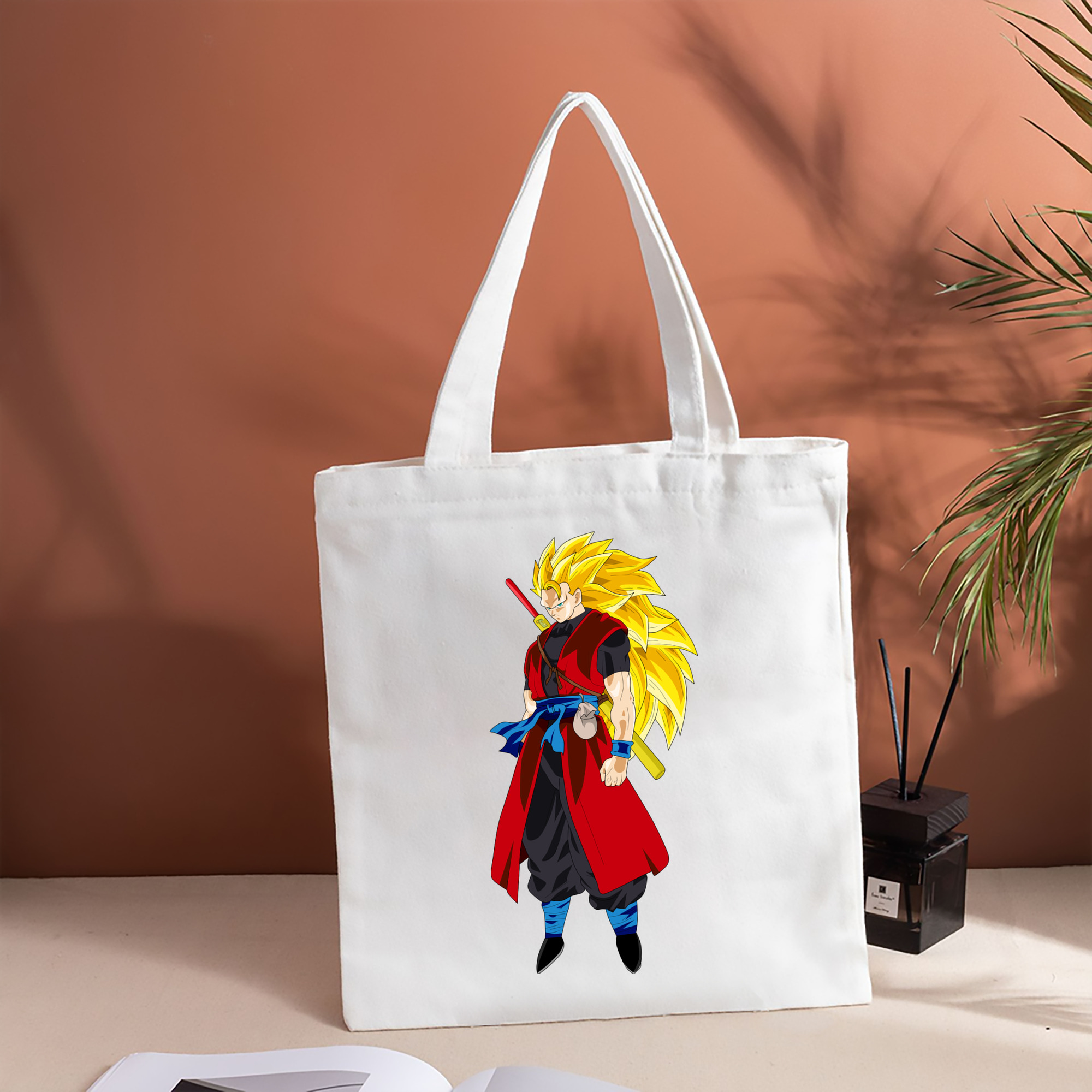 ドラゴンボール トランクス（Torankusu）DRAGON BALL Trunks 縦型キャンバス生地手提げバッグ　トートバッグ