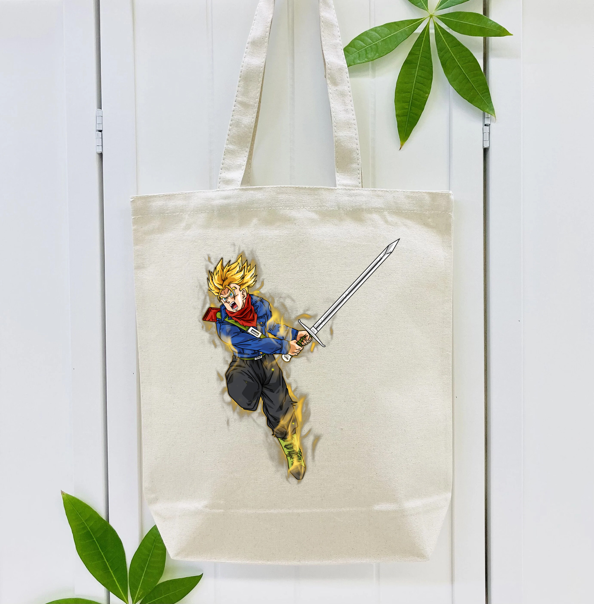 ドラゴンボール トランクス（Torankusu）DRAGON BALL Trunks 縦型キャンバス生地手提げバッグ　トートバッグ