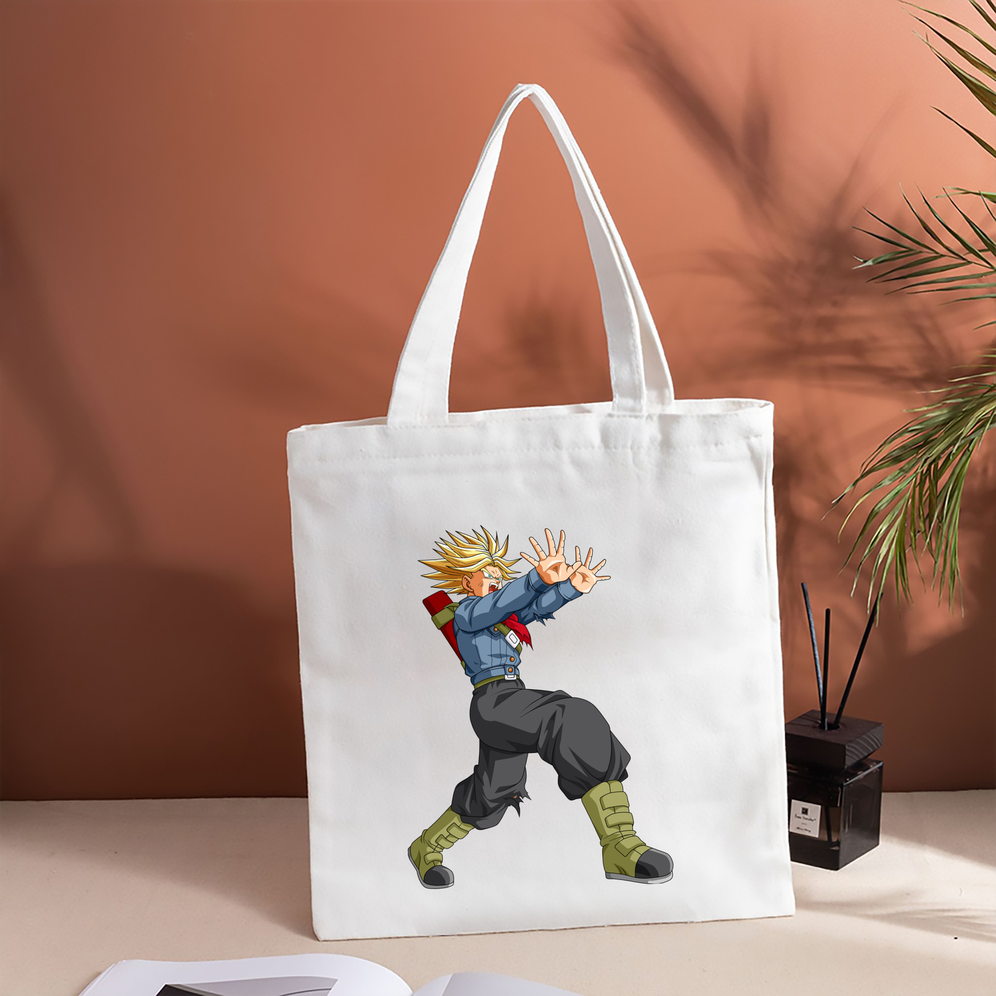 ドラゴンボール トランクス（Torankusu）DRAGON BALL Trunks 縦型キャンバス生地手提げバッグ　トートバッグ