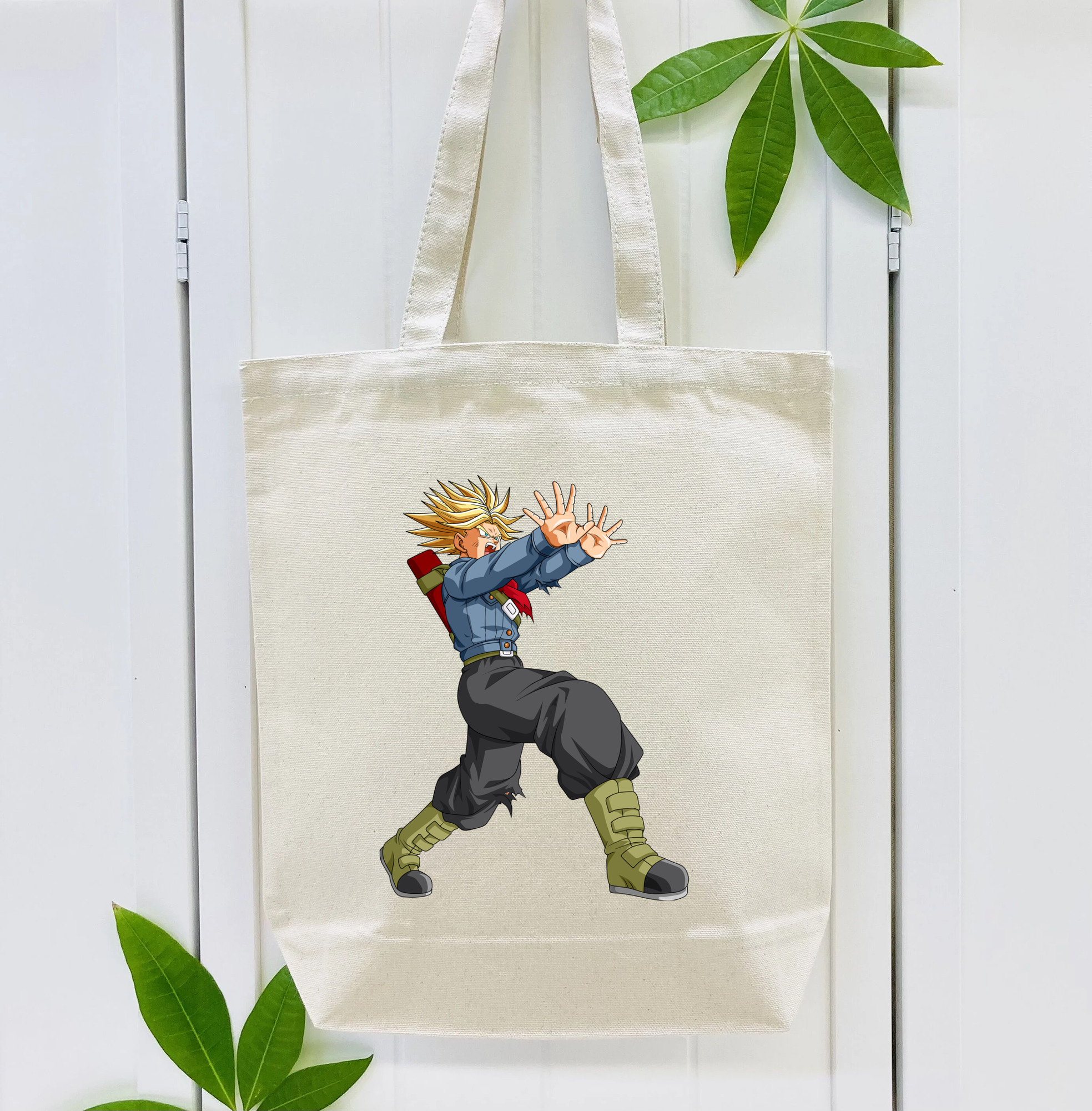 ドラゴンボール トランクス（Torankusu）DRAGON BALL Trunks 縦型キャンバス生地手提げバッグ　トートバッグ