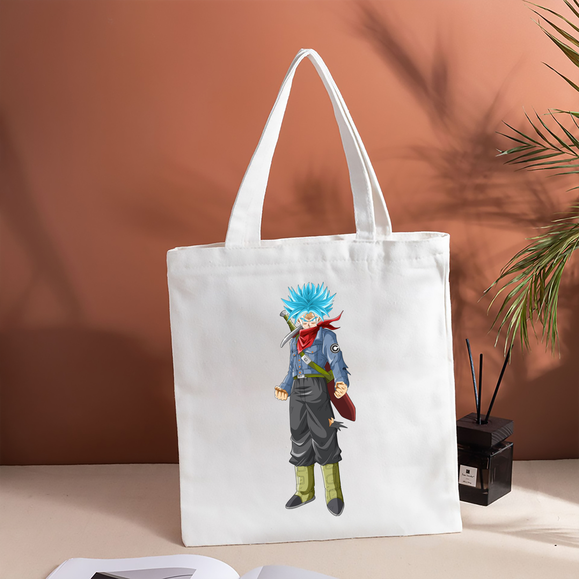 ドラゴンボール トランクス（Torankusu）DRAGON BALL Trunks 縦型キャンバス生地手提げバッグ　トートバッグ