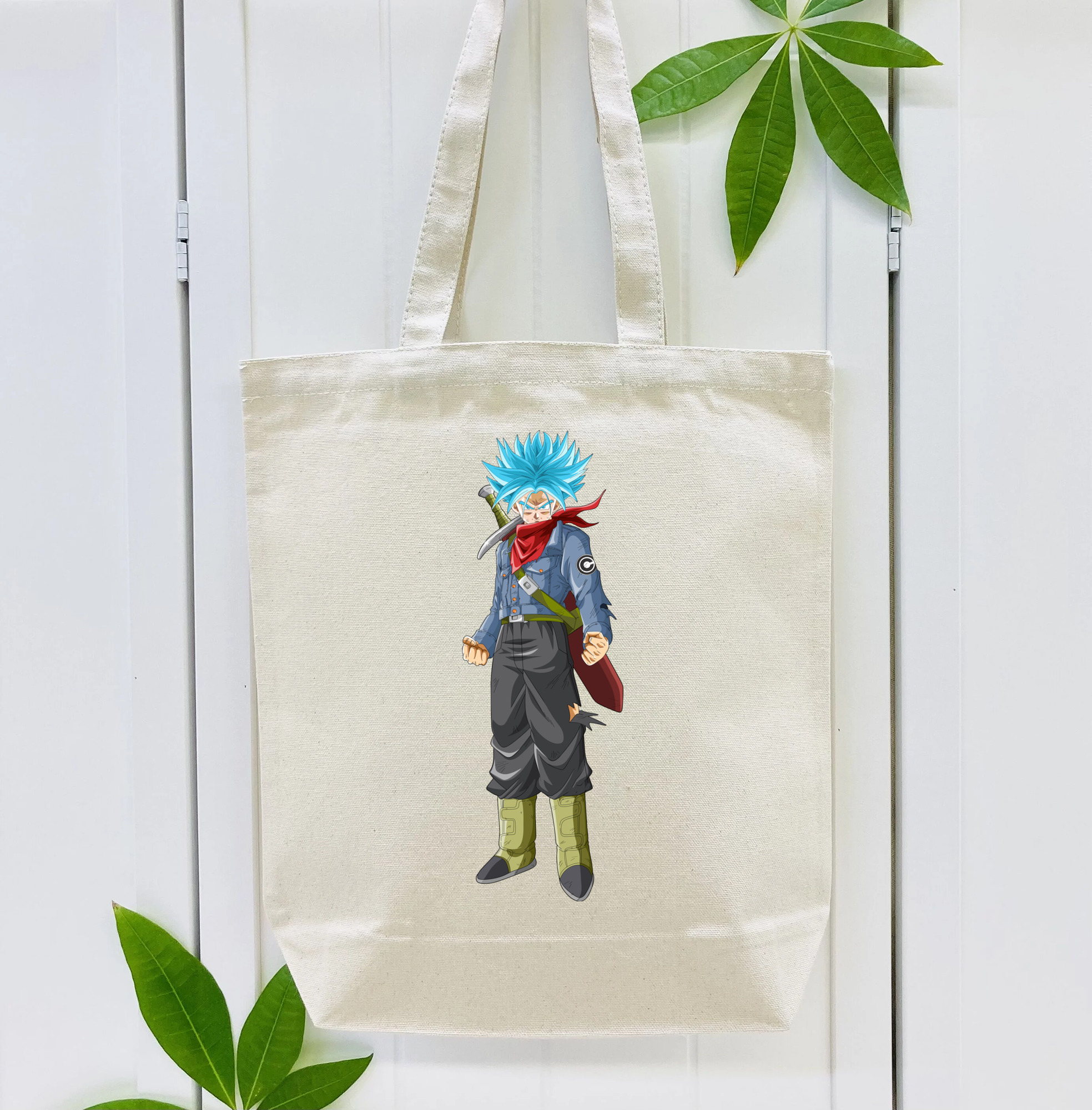 ドラゴンボール トランクス（Torankusu）DRAGON BALL Trunks 縦型キャンバス生地手提げバッグ　トートバッグ