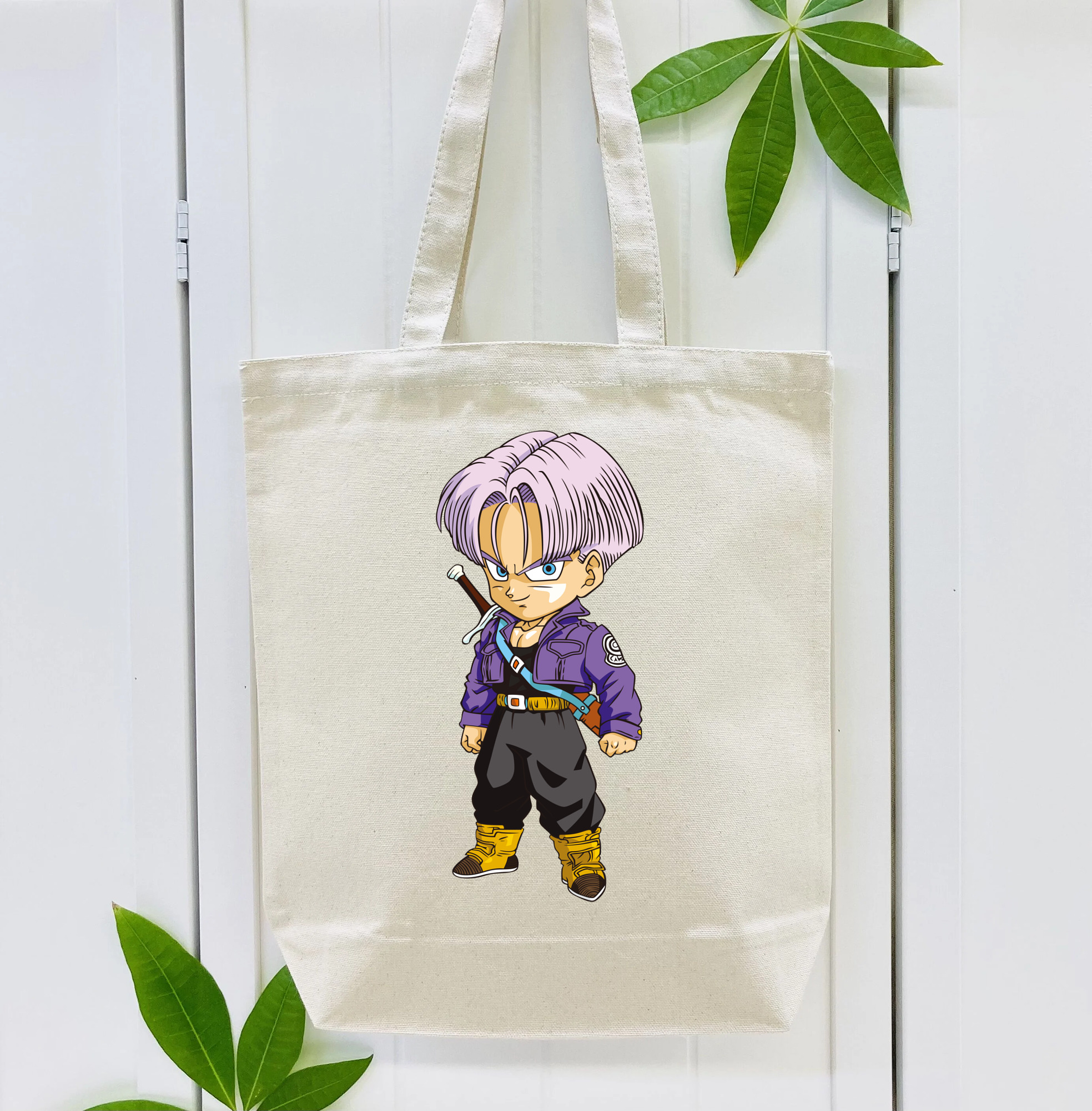 ドラゴンボール トランクス（Torankusu）DRAGON BALL Trunks 縦型キャンバス生地手提げバッグ　トートバッグ