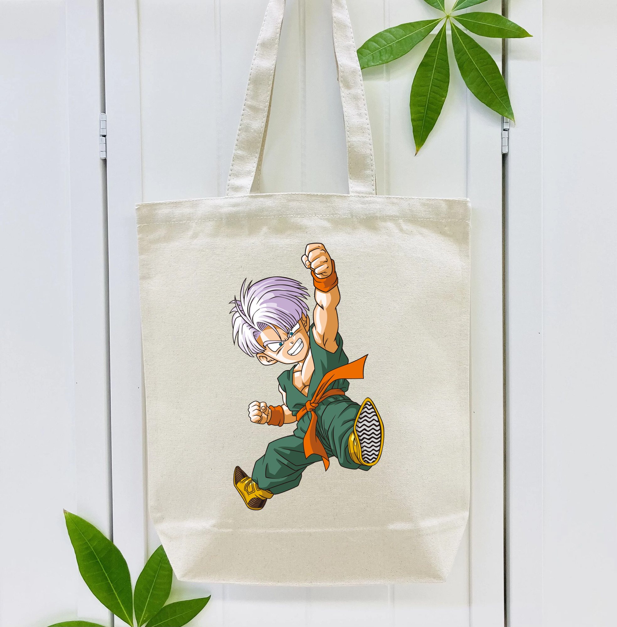 ドラゴンボール トランクス（Torankusu）DRAGON BALL Trunks 縦型キャンバス生地手提げバッグ　トートバッグ