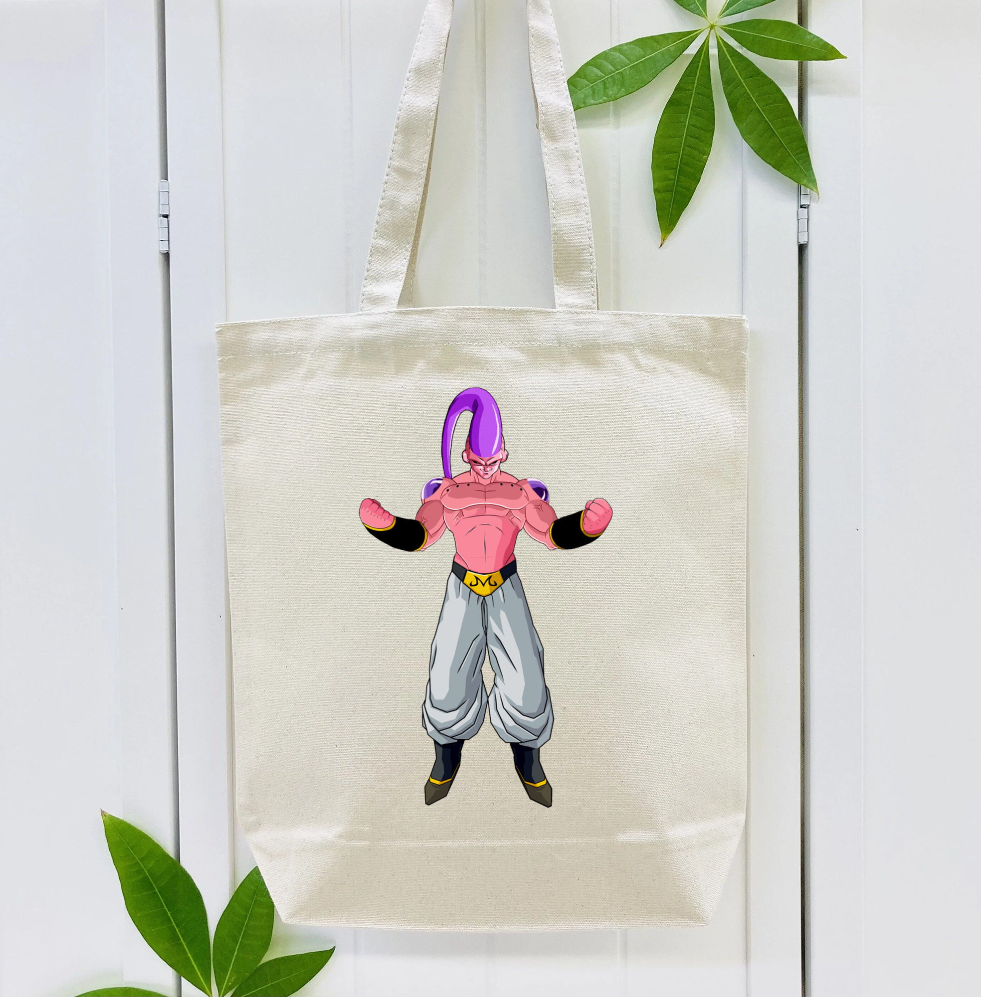 ドラゴンボール 魔人ブウ DRAGON BALL Majin Buu 縦型キャンバス生地手提げバッグ　トートバッグ