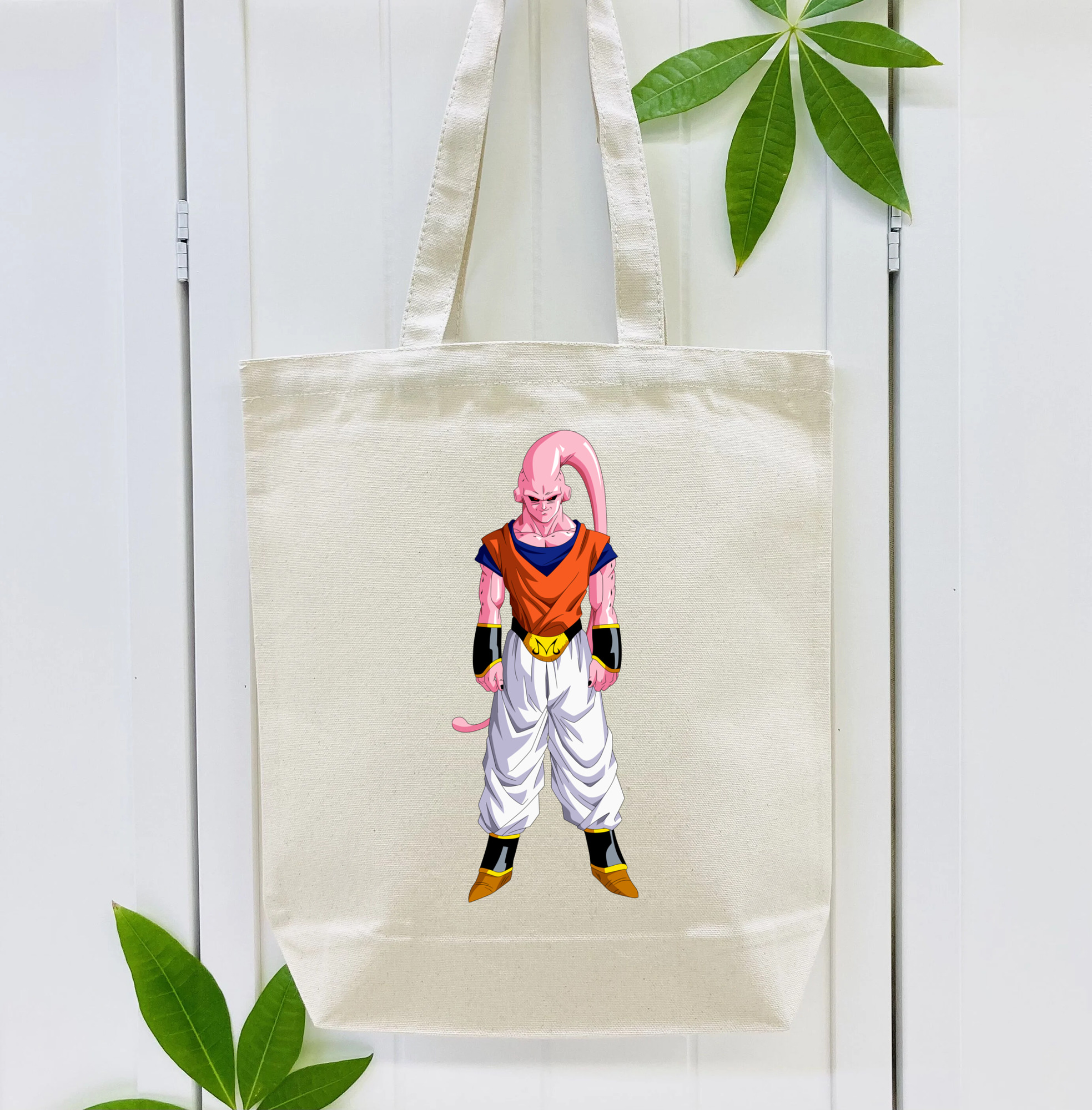 ドラゴンボール 魔人ブウ DRAGON BALL Majin Buu 縦型キャンバス生地手提げバッグ　トートバッグ