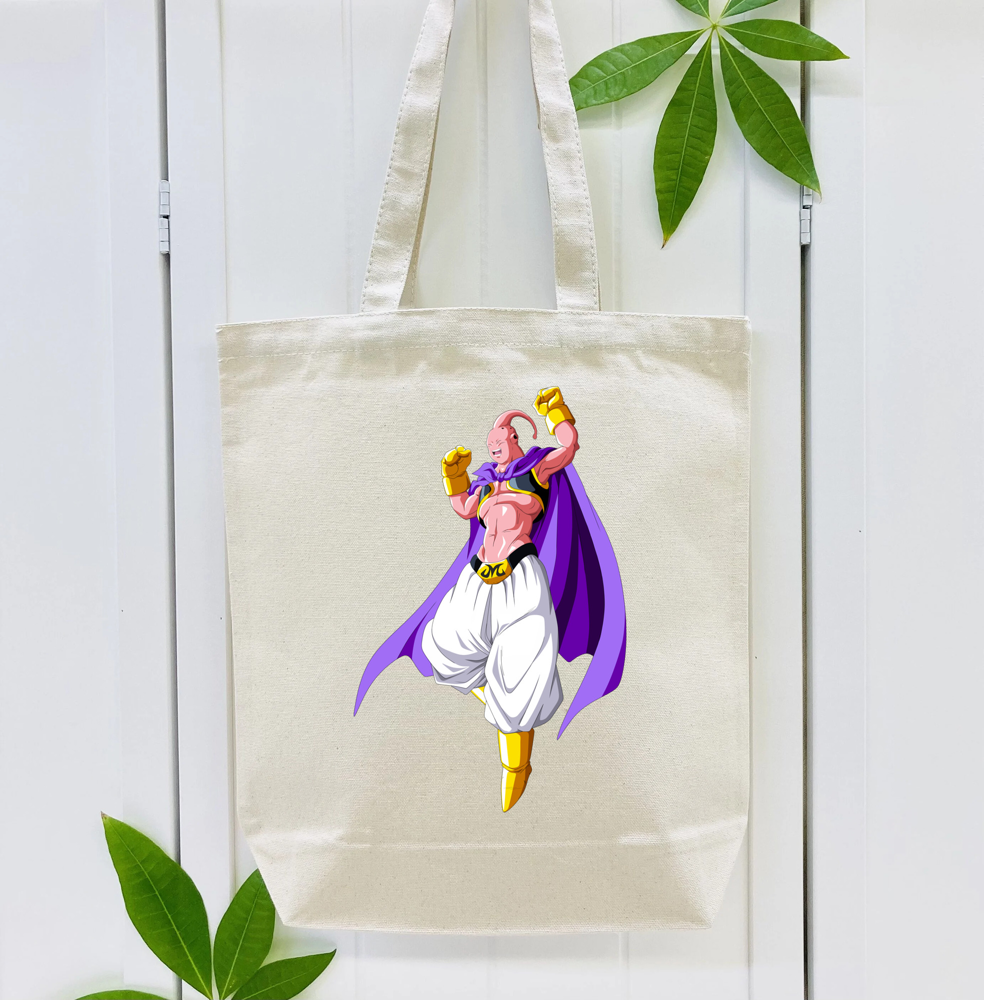 ドラゴンボール 魔人ブウ DRAGON BALL Majin Buu 縦型キャンバス生地手提げバッグ　トートバッグ