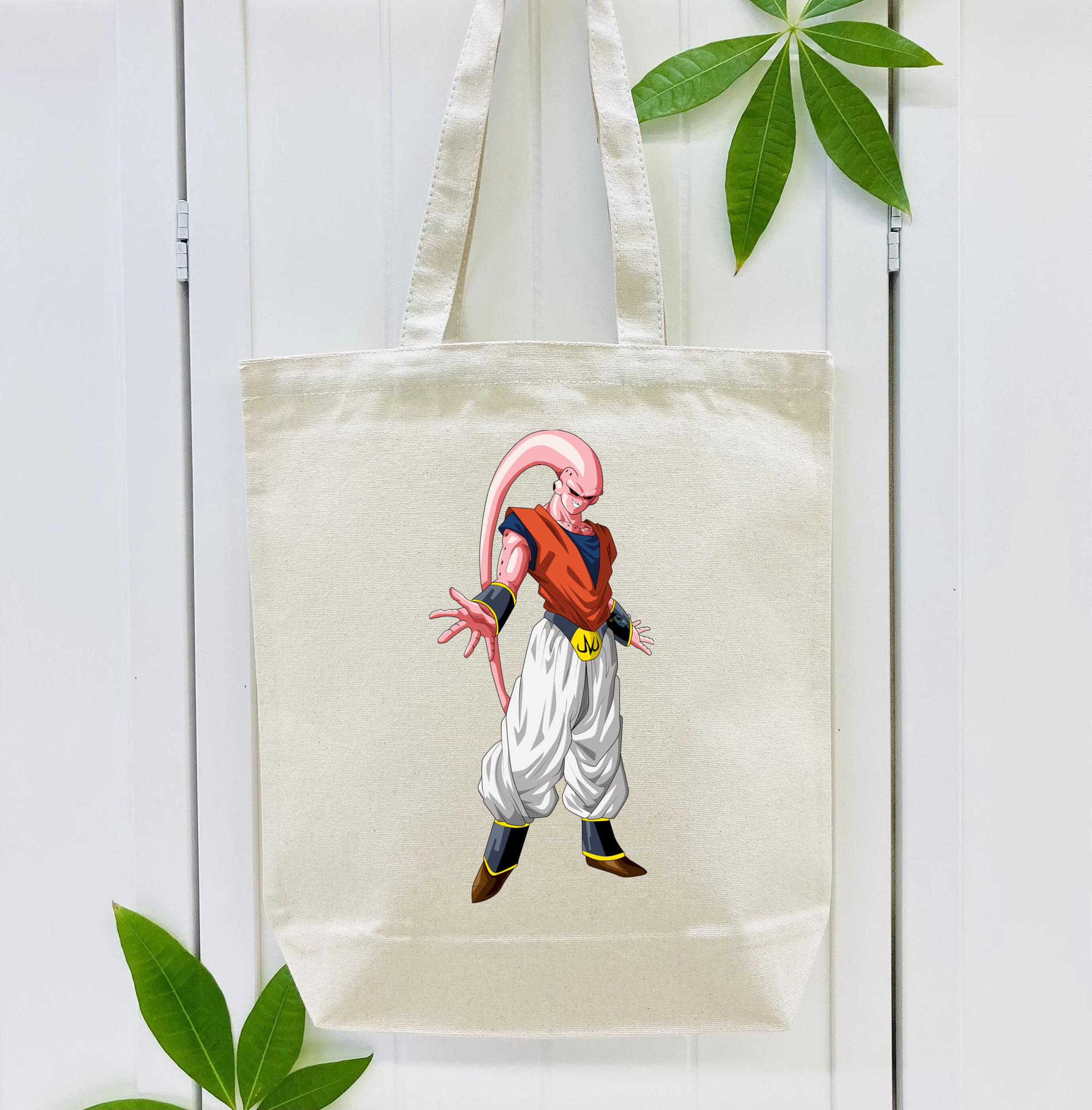 ドラゴンボール 魔人ブウ DRAGON BALL Majin Buu 縦型キャンバス生地手提げバッグ　トートバッグ