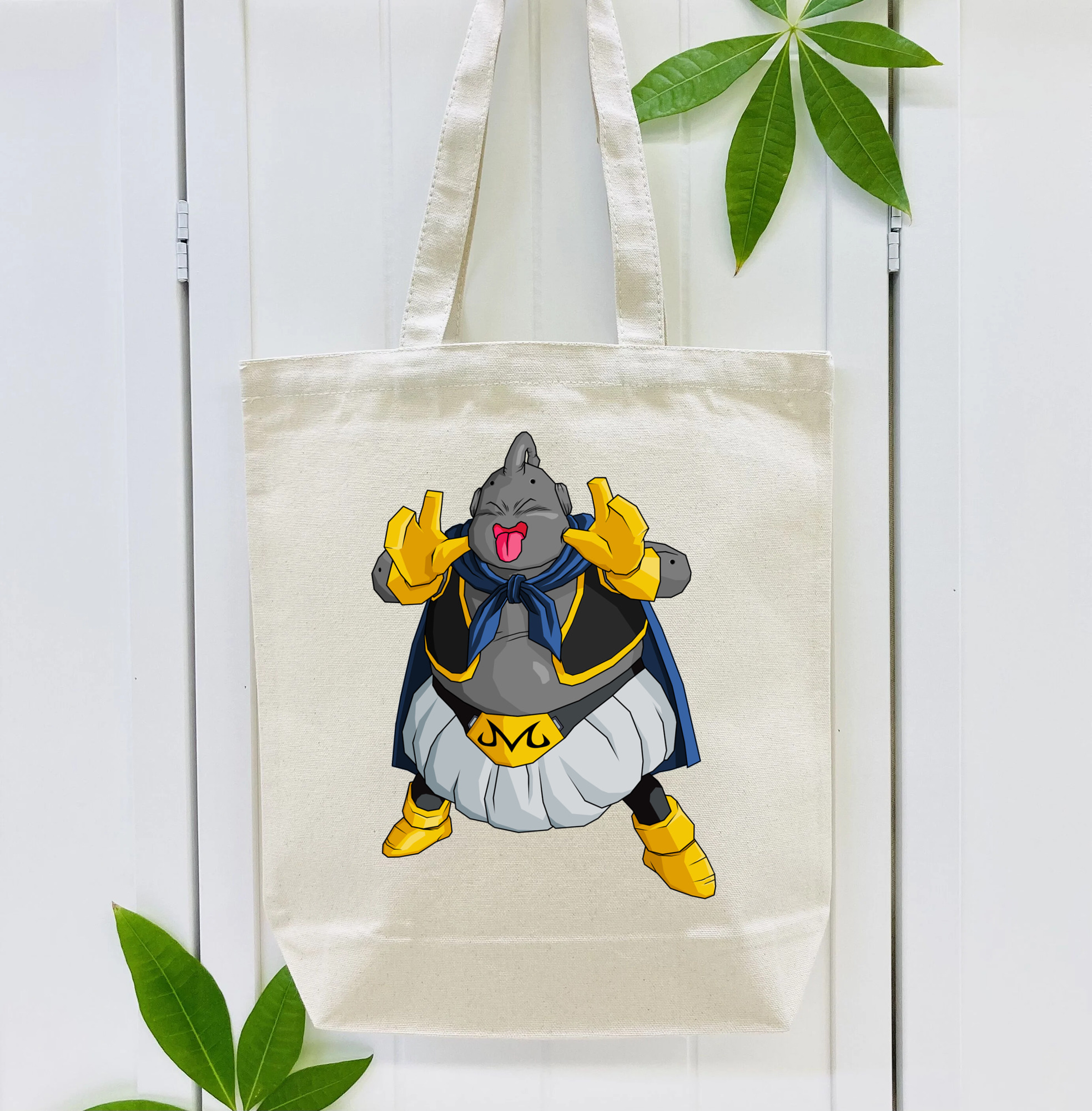 ドラゴンボール 魔人ブウ DRAGON BALL Majin Buu 縦型キャンバス生地手提げバッグ　トートバッグ